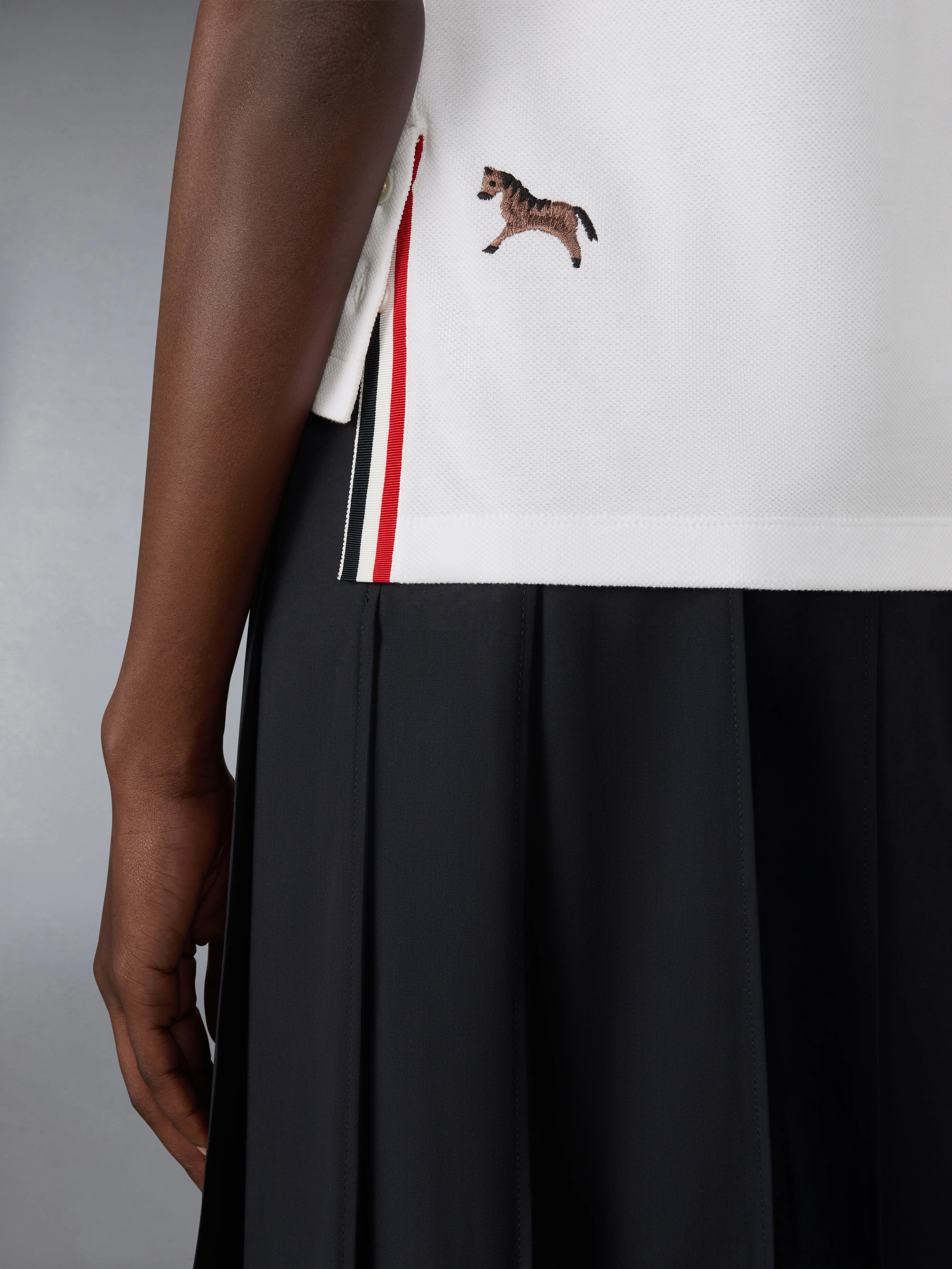 LUNAR NEW YEAR PIQUE HORSE EMBROIDERY POLO - Image 4