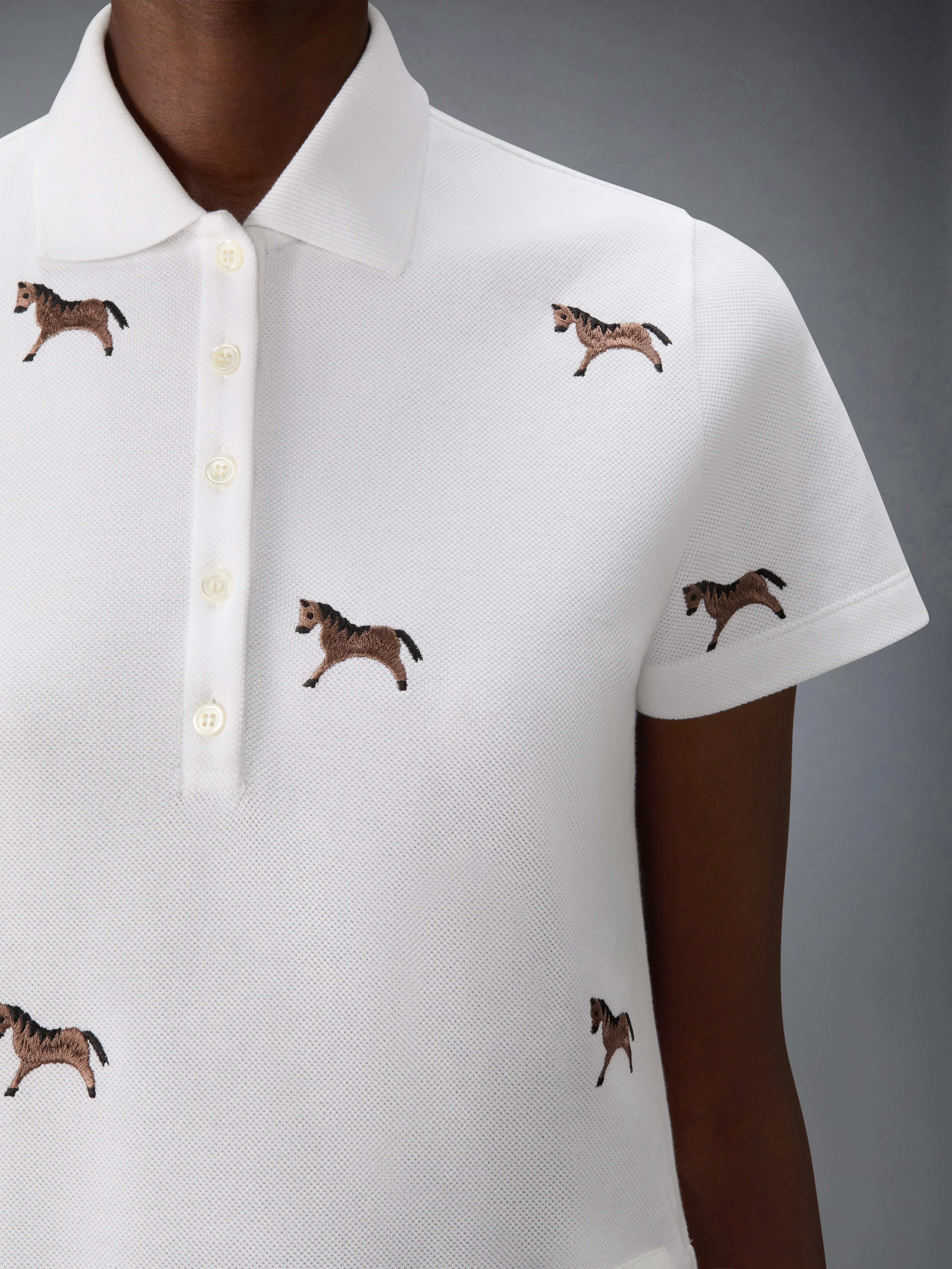 LUNAR NEW YEAR PIQUE HORSE EMBROIDERY POLO - Image 5