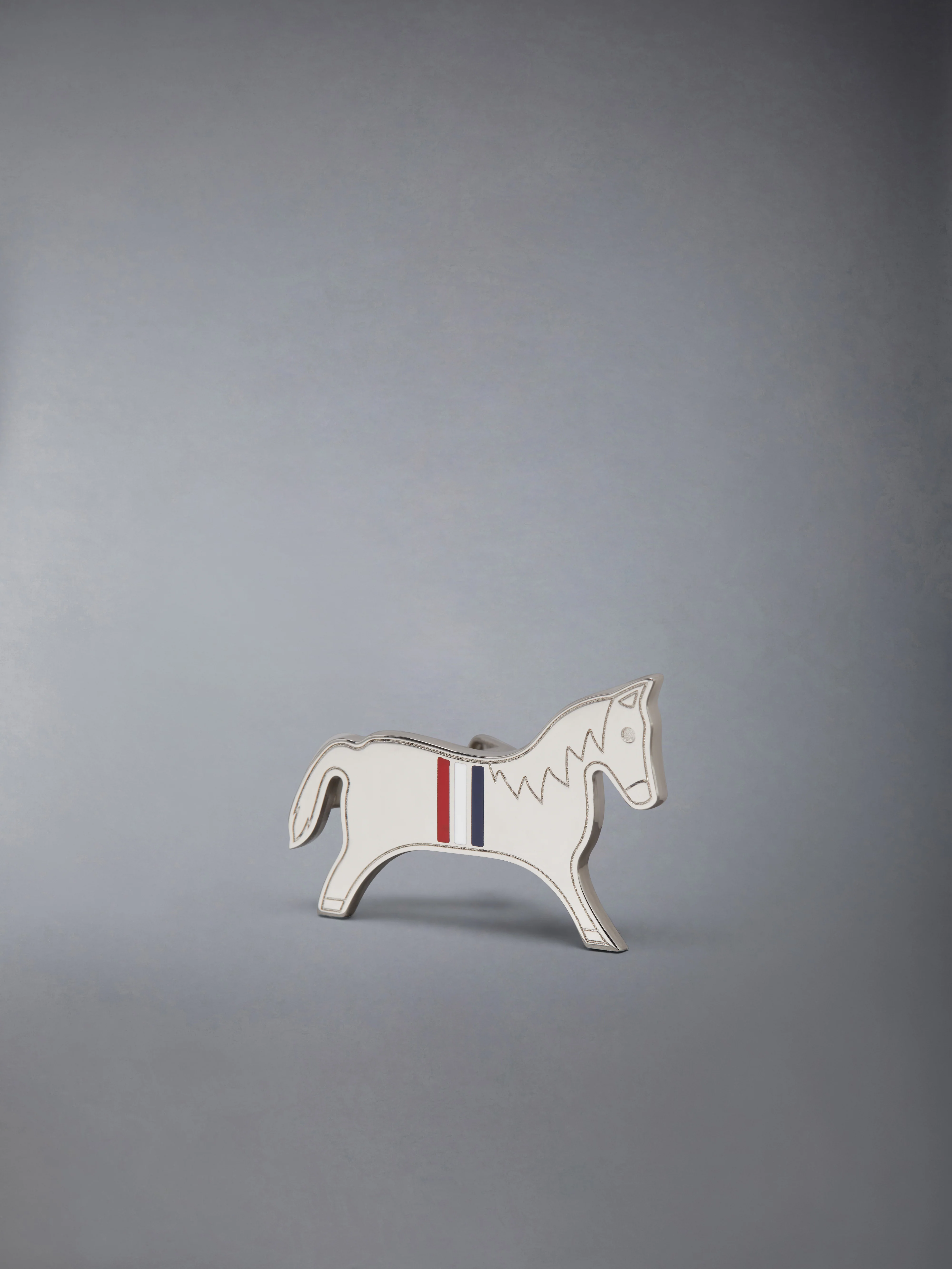 LUNAR NEW YEAR STERLING SILVER HORSE TIE BAR - Image 3