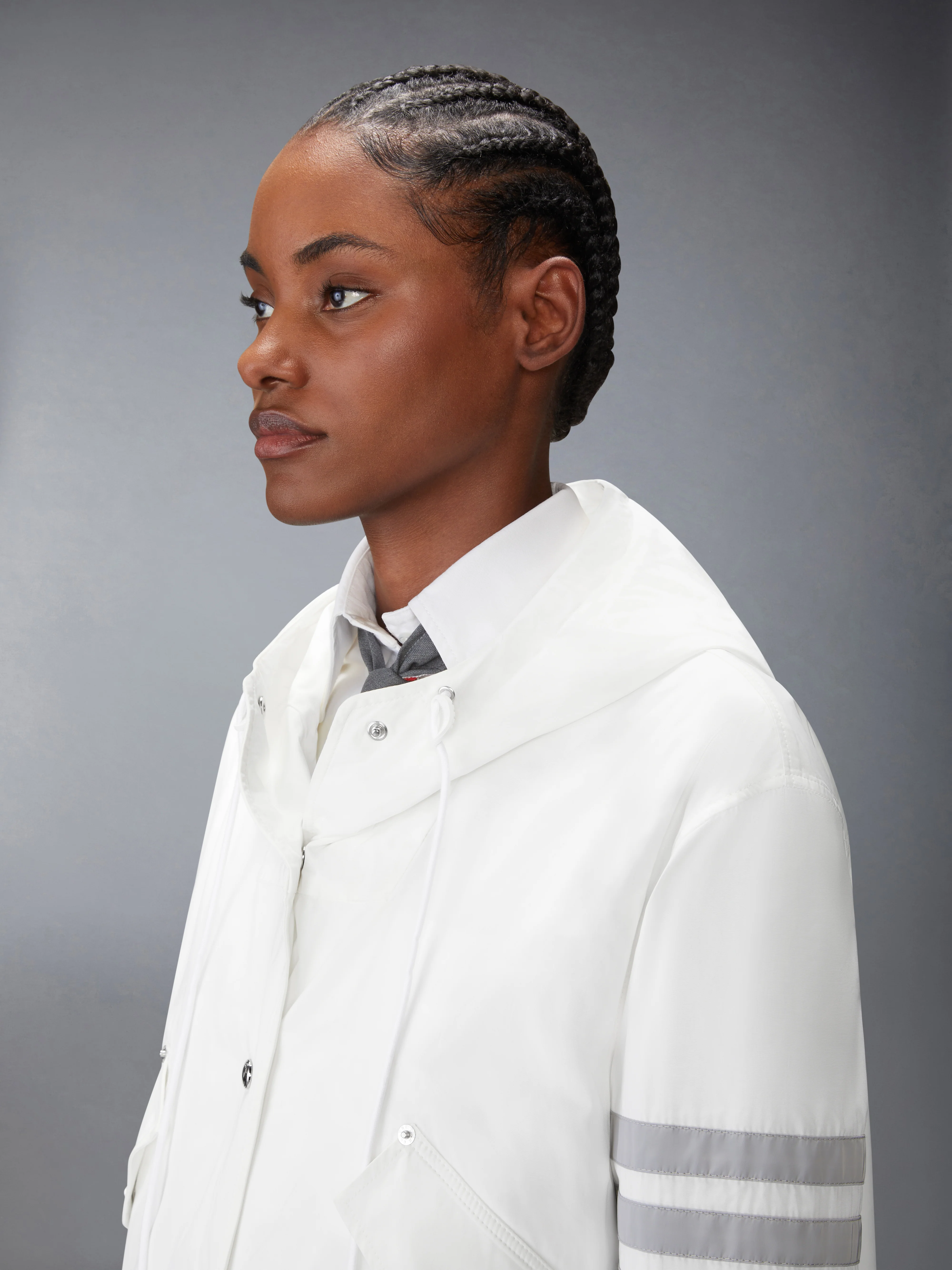 MEMORY TECH 4-BAR CROPPED ANORAK JACKET - Image 6