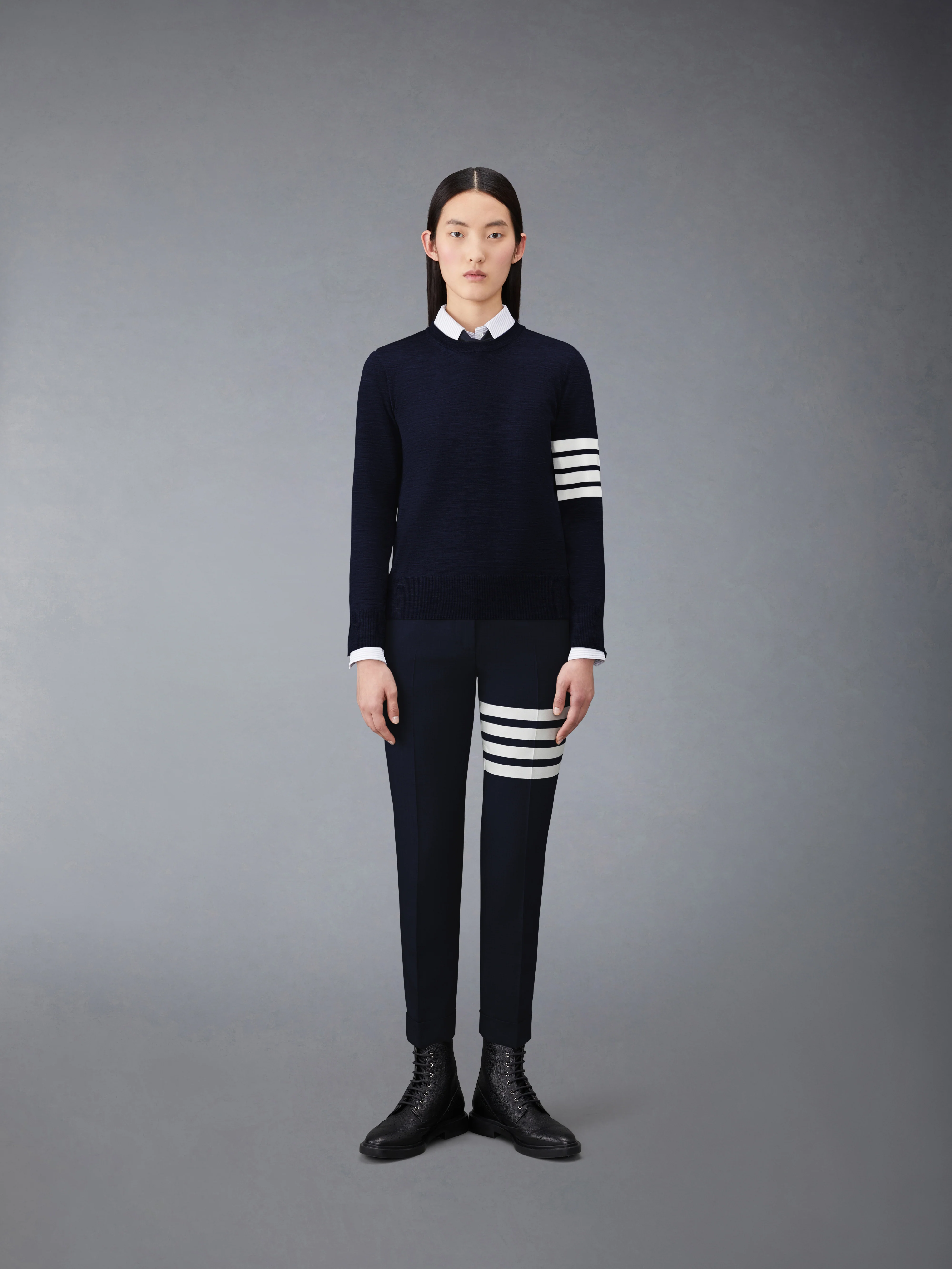 MERINO WOOL 4-BAR RELAXED FIT PULLOVER - Image 3