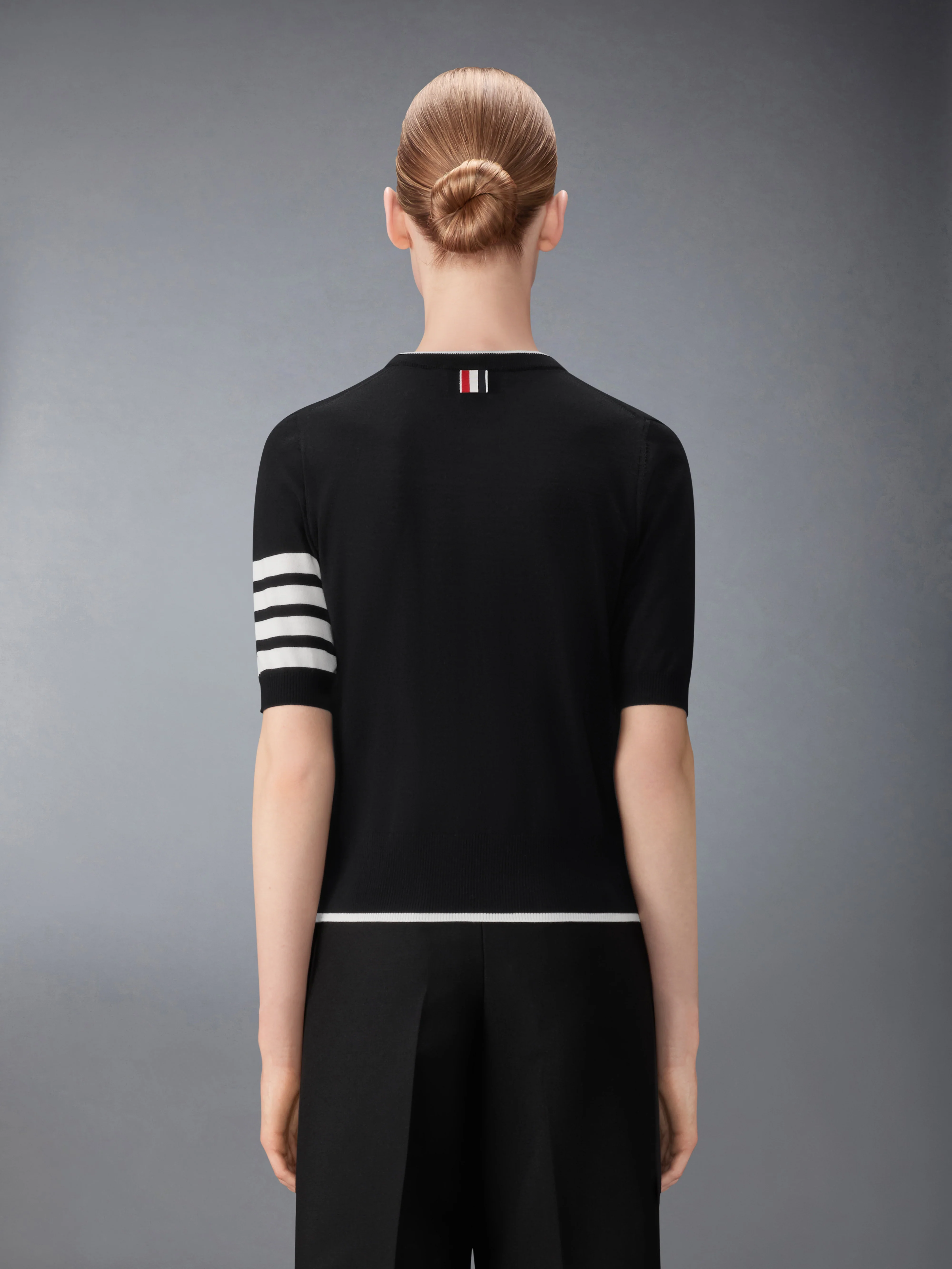 MERINO WOOL 4-BAR SHORT SLEEVE PULLOVER - Image 2