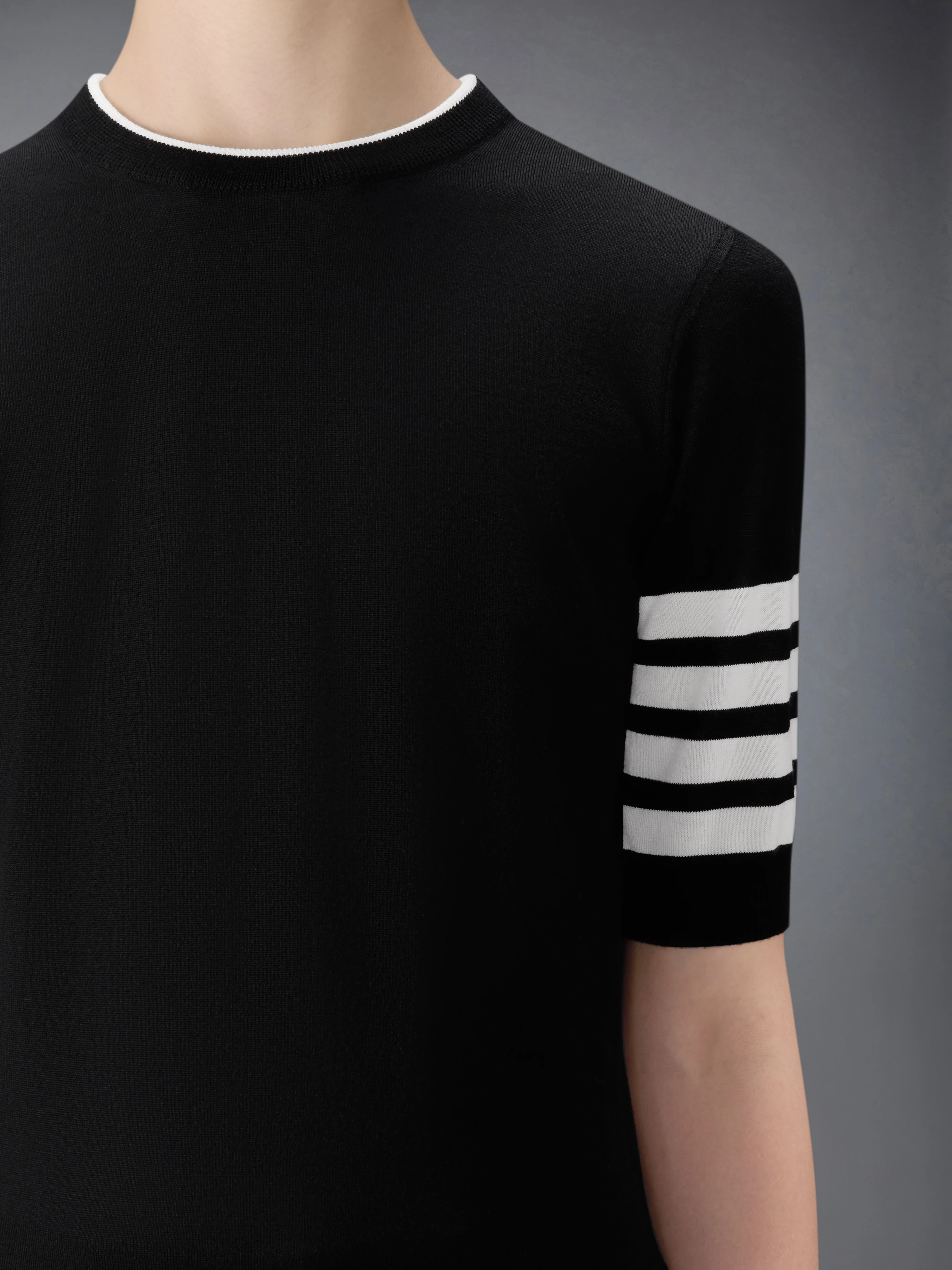 MERINO WOOL 4-BAR SHORT SLEEVE PULLOVER - Image 4