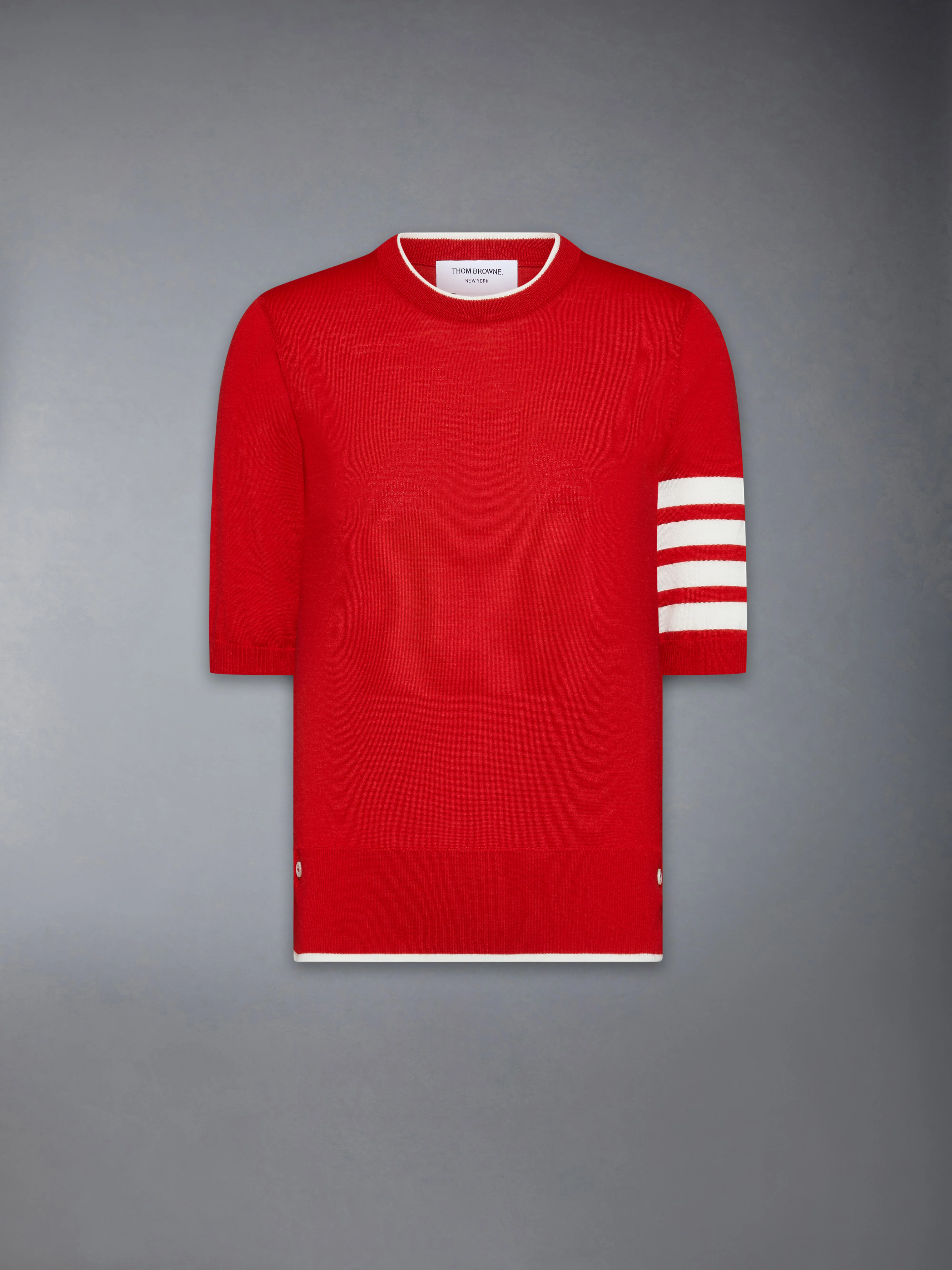 MERINO WOOL 4-BAR SHORT SLEEVE PULLOVER - Image 6