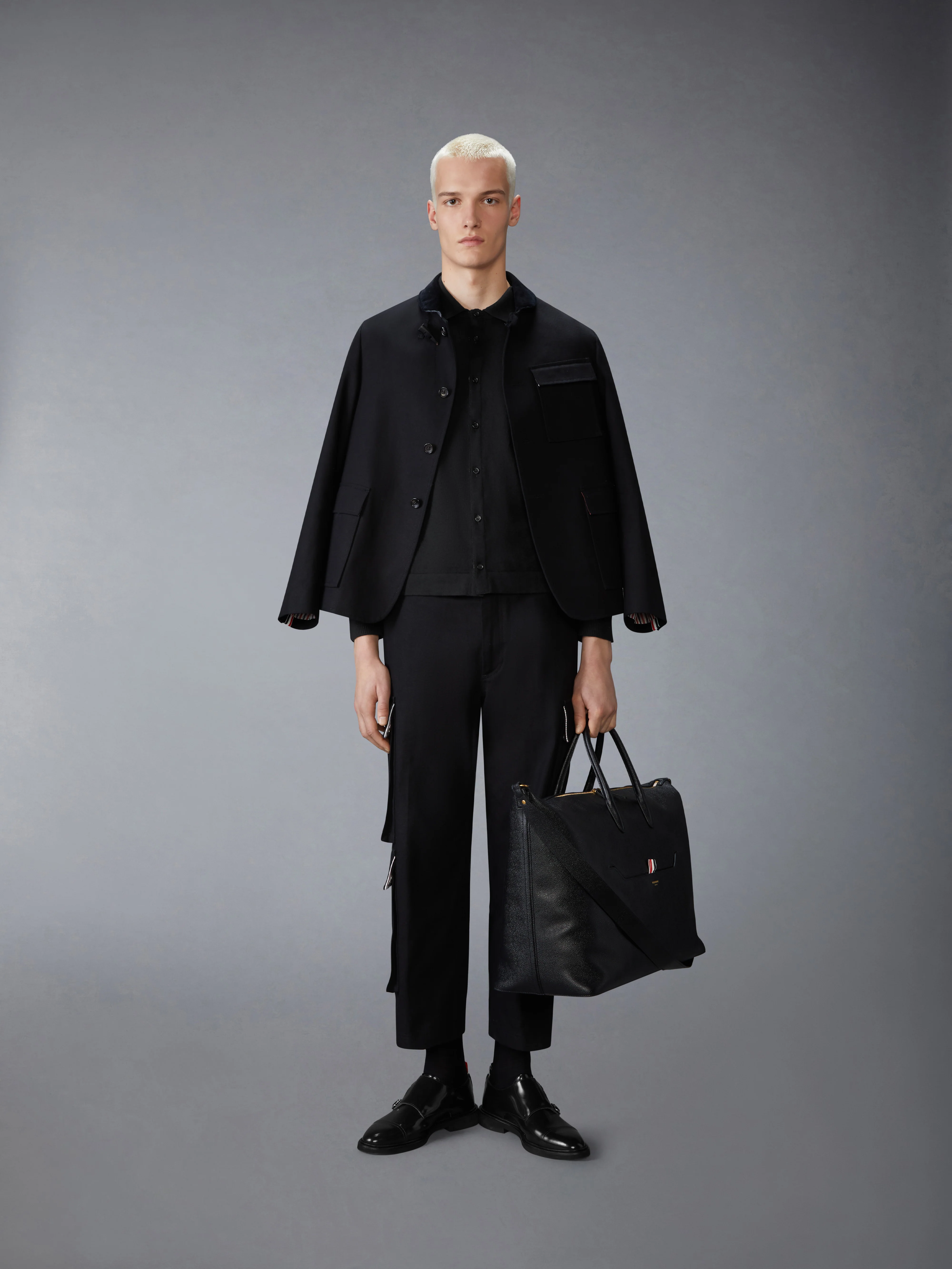 MERINO WOOL JERSEY STITCH LONG SLEEVE SHIRT - Image 3