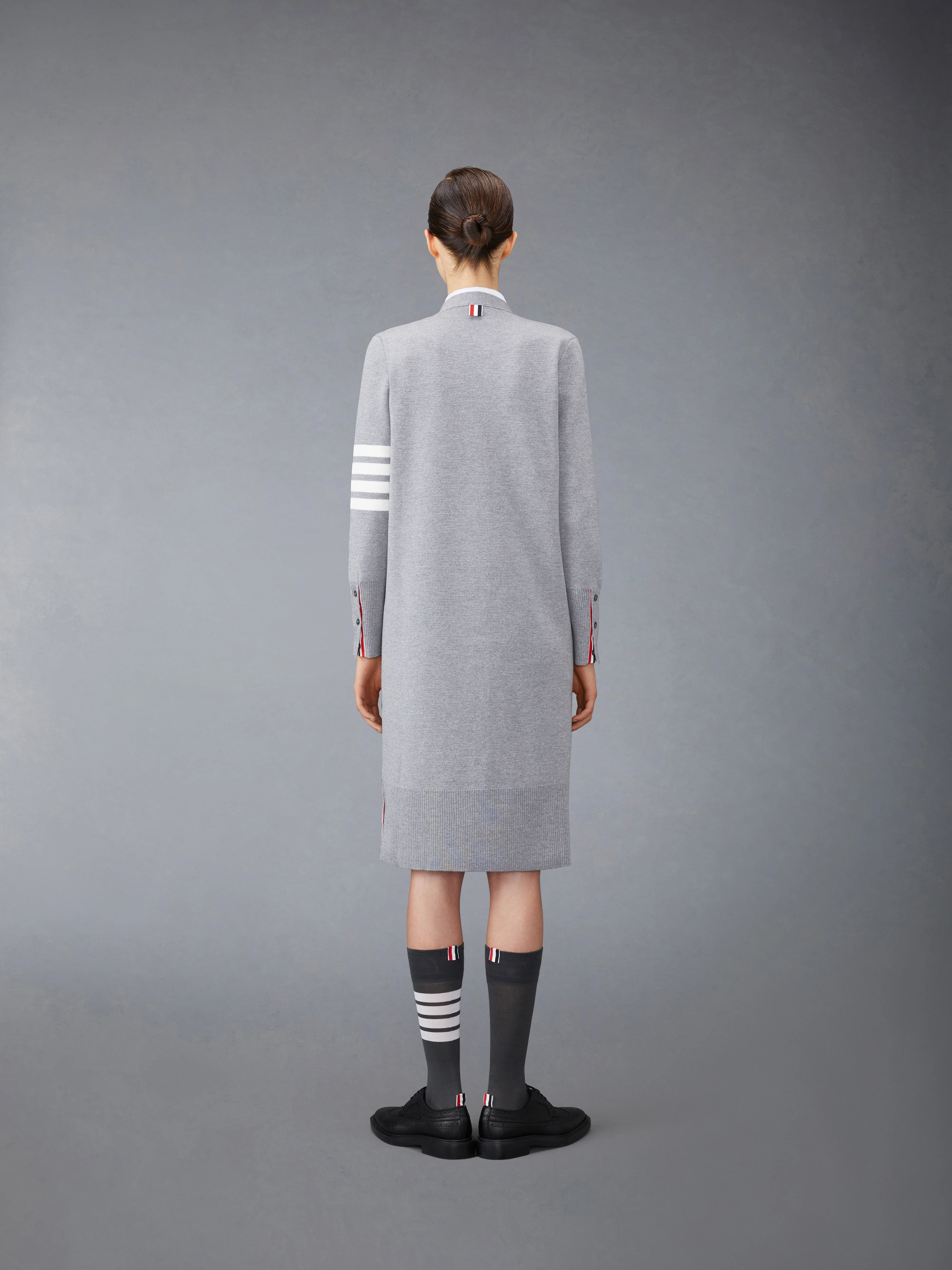MERINO WOOL MILANO V-NECK LONG CARDIGAN - Image 2