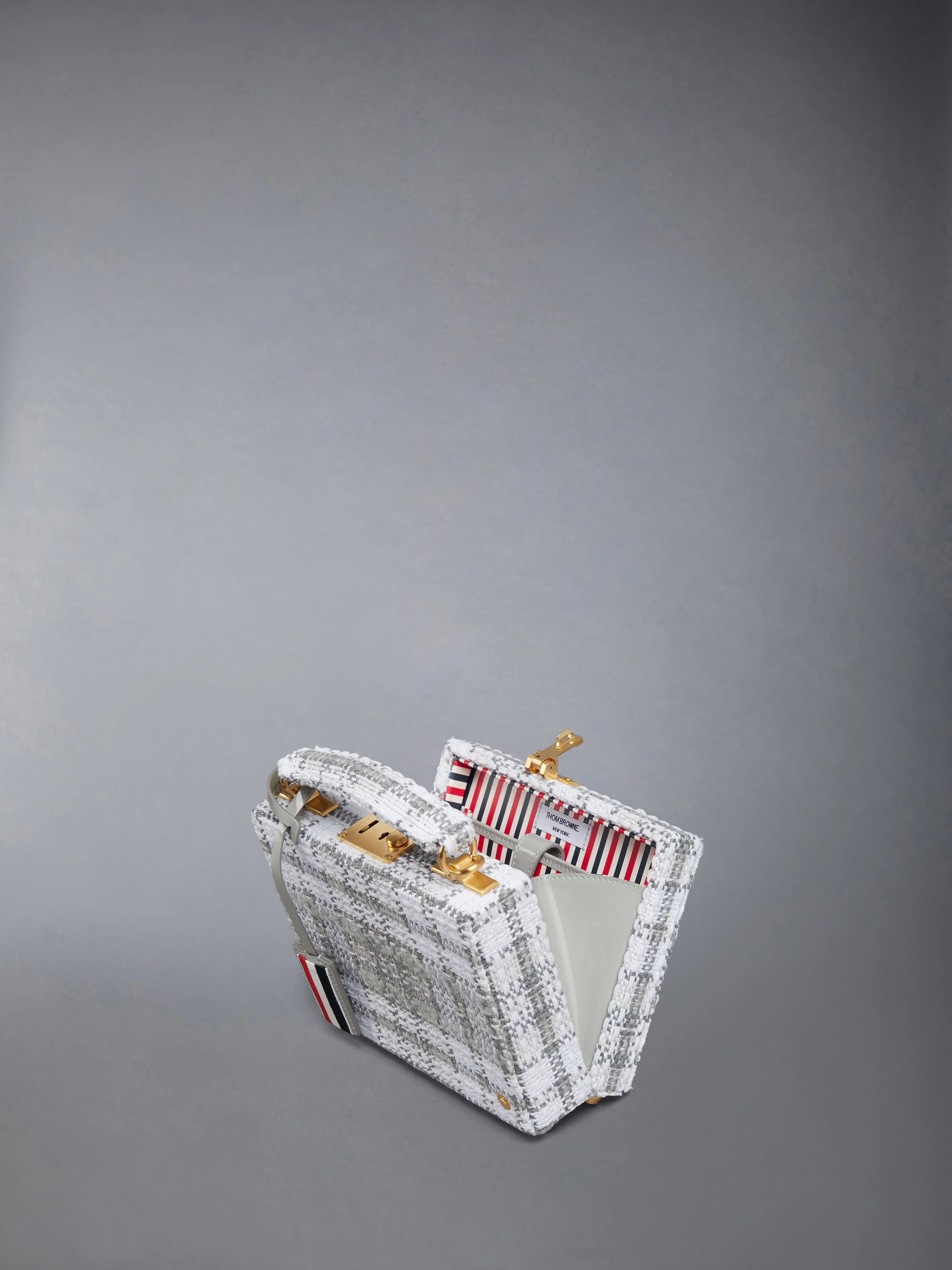 MICRO ATTACHE CASE IN TARTAN TWEED - Image 4