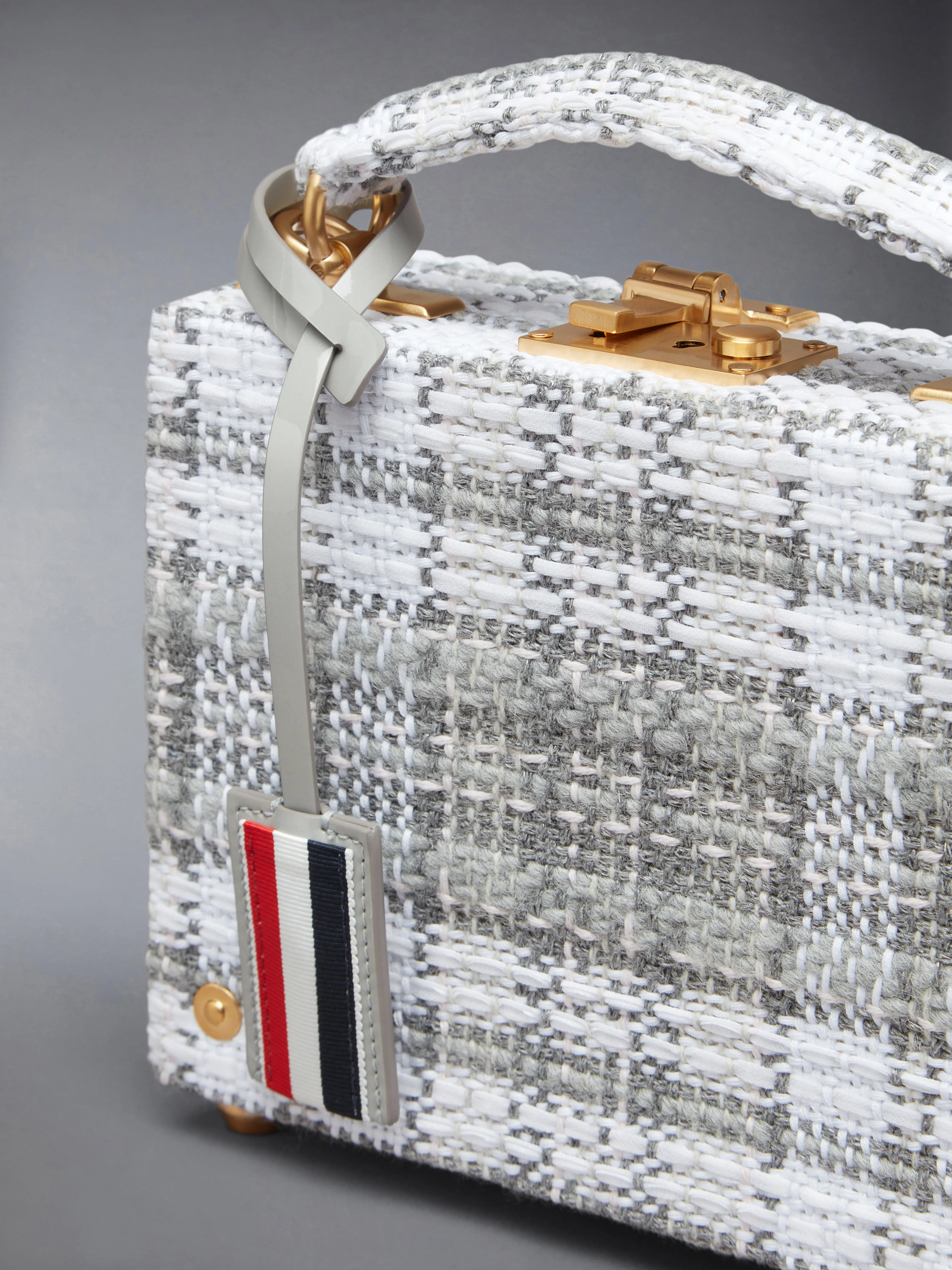 MICRO ATTACHE CASE IN TARTAN TWEED - Image 6