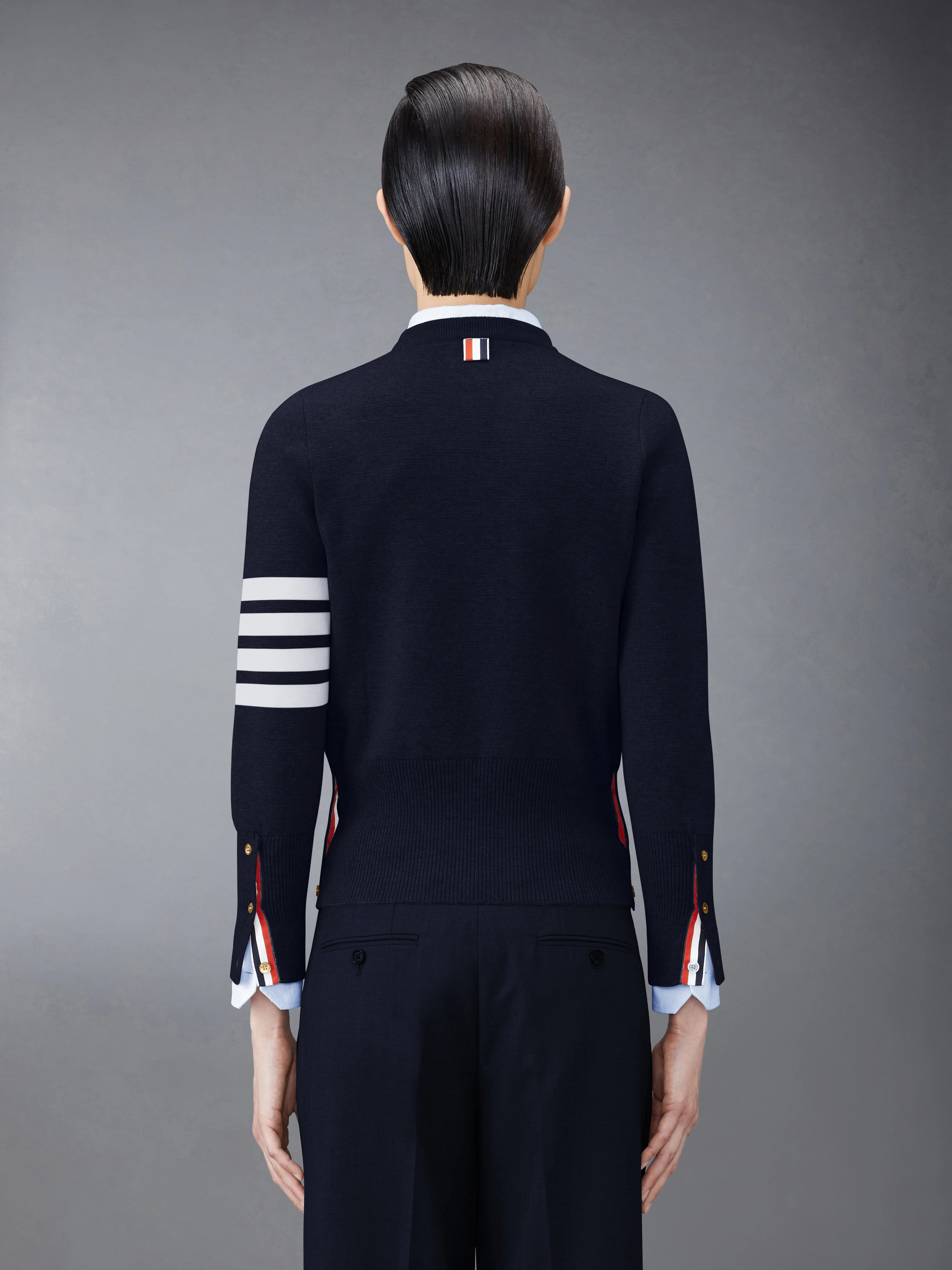 MILANO STITCH MERINO WOOL 4-BAR PULLOVER - Image 2