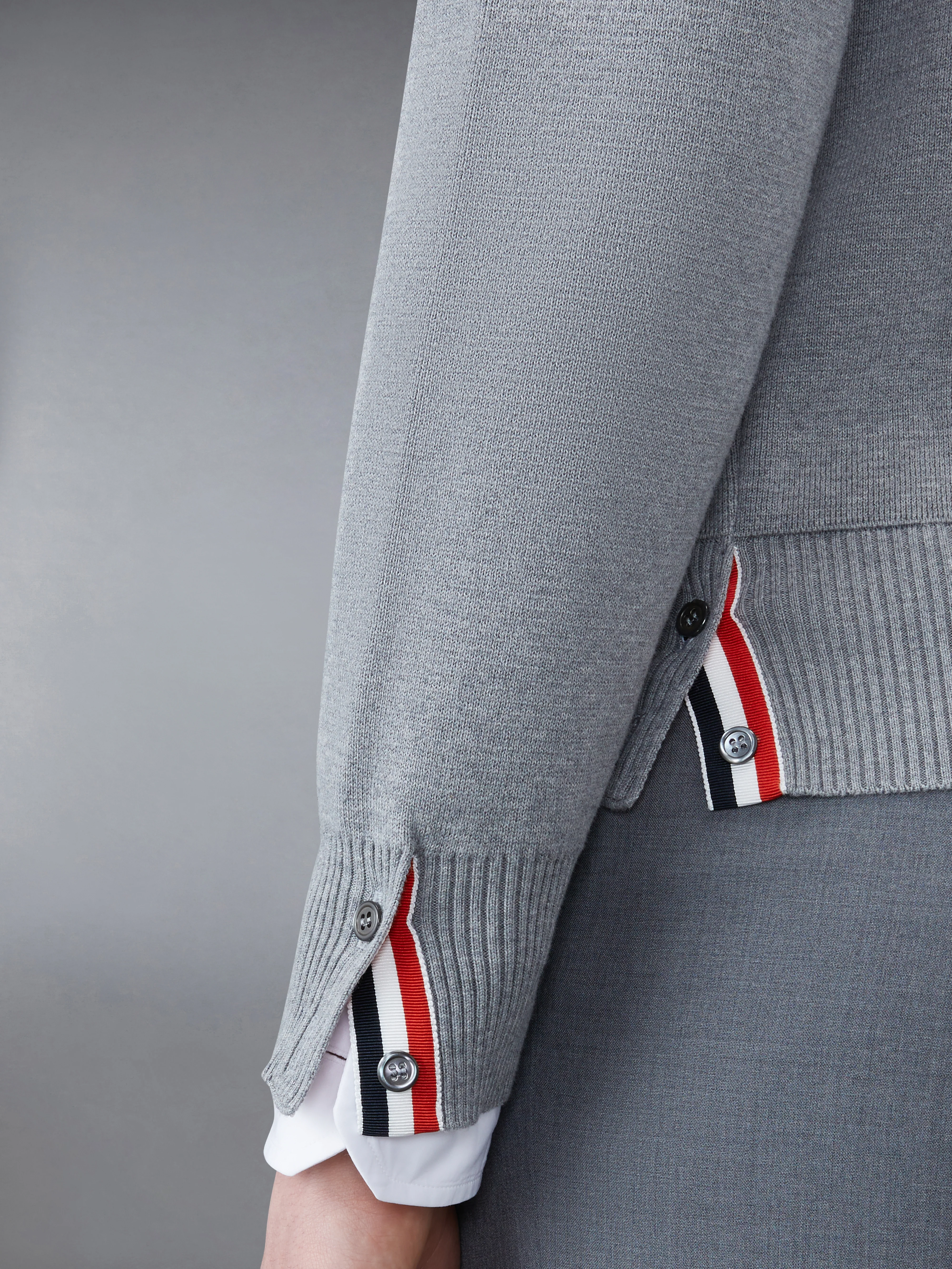 MILANO STITCH RWB ARM STRIPE PULLOVER - Image 4
