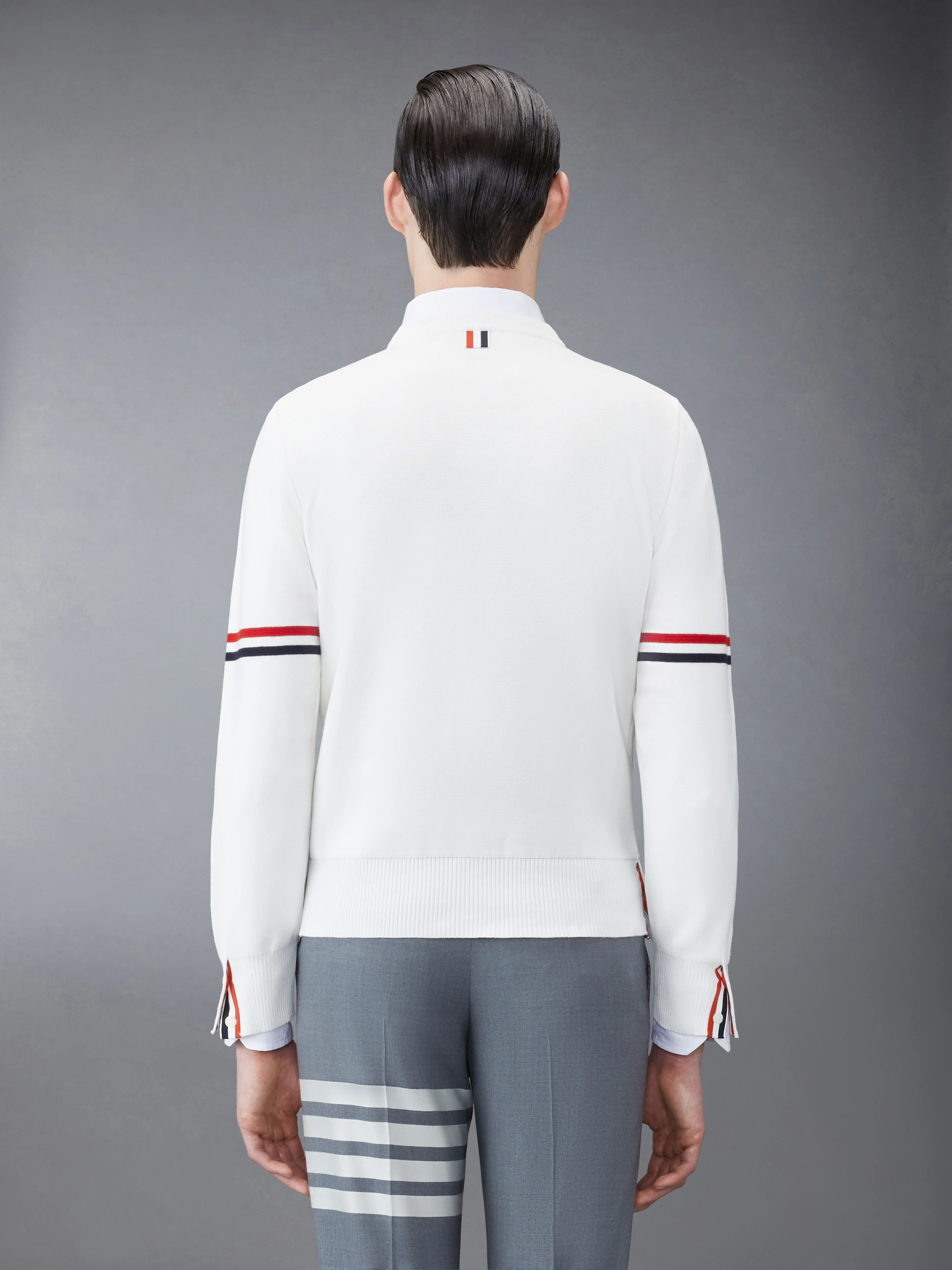 MILANO STITCH RWB ARM STRIPE PULLOVER - Image 2
