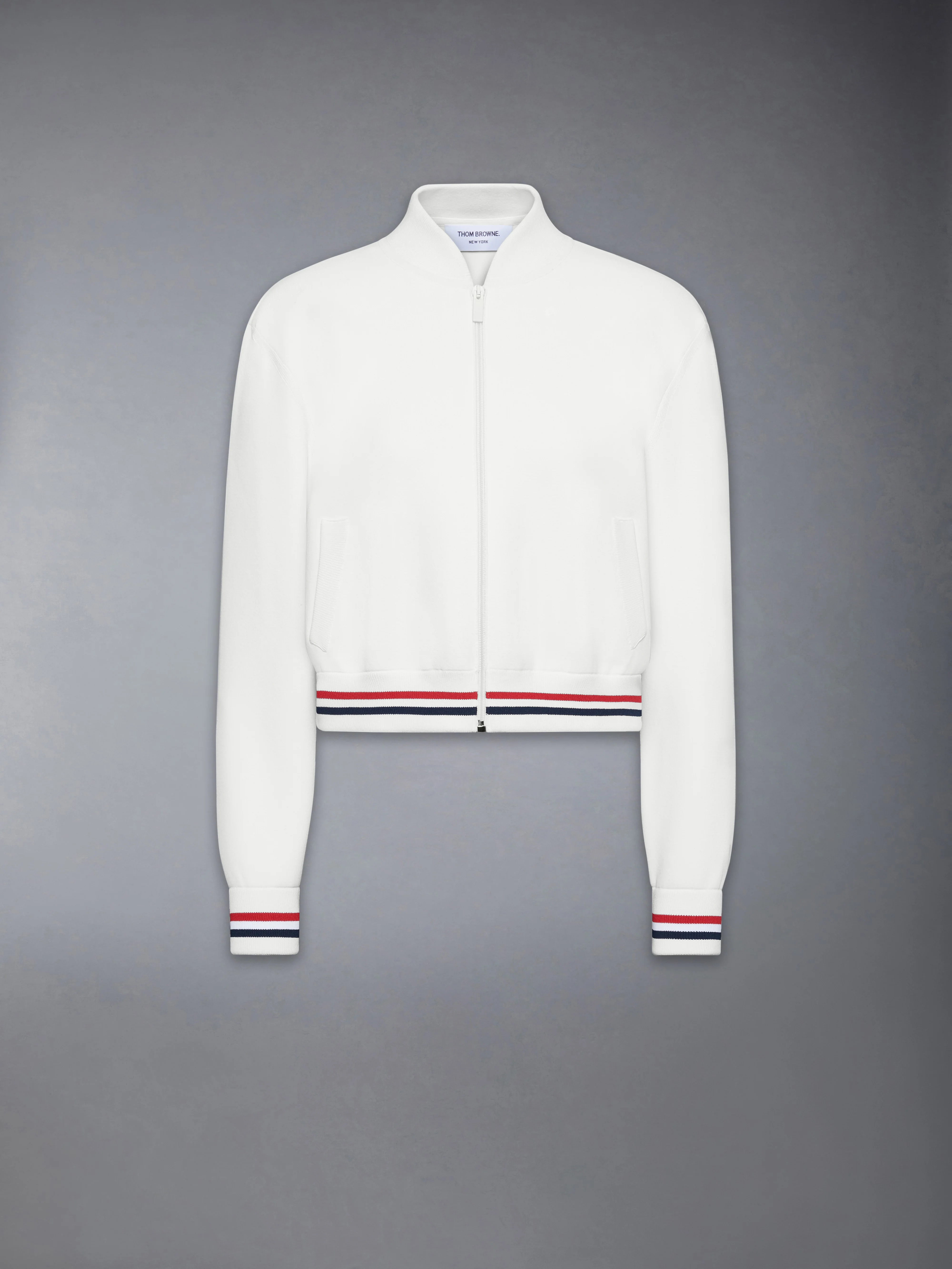 MILANO STITCH RWB STRIPE BOMBER JACKET - Image 5