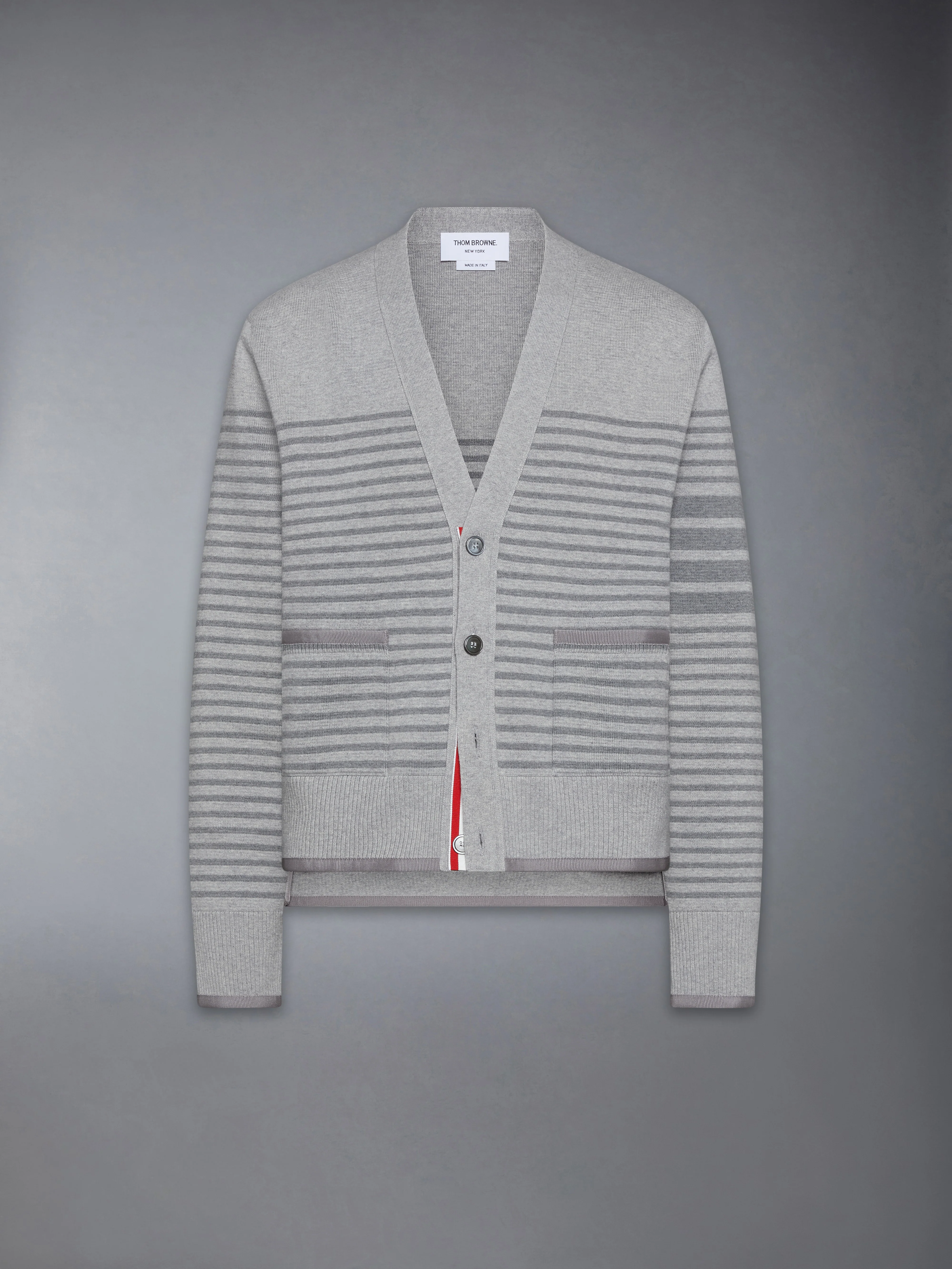 MILANO STITCH STRIPED BOXY FIT CARDIGAN - Image 6