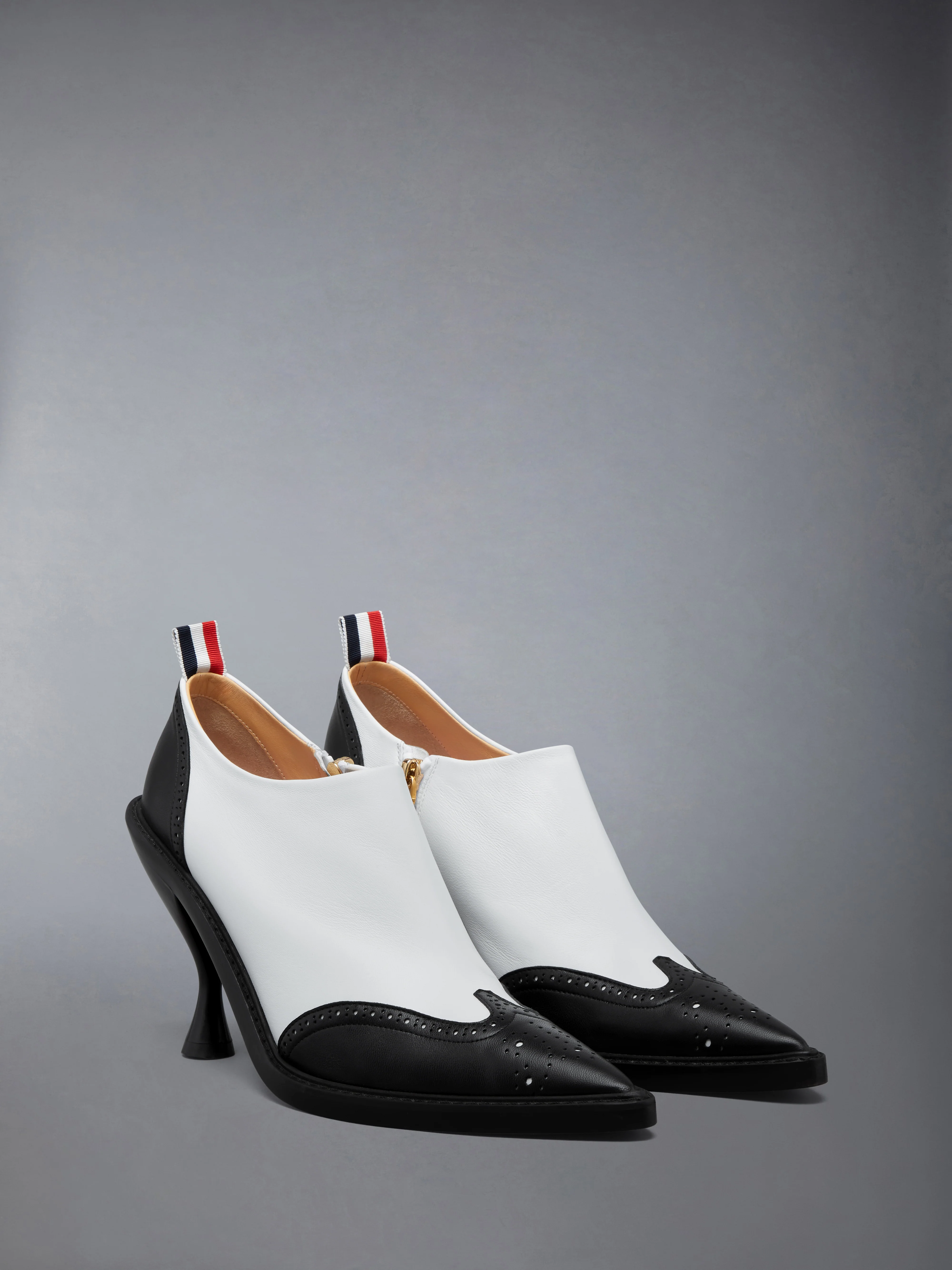 NAPPA LEATHER WINGTIP BOOTIE 90MM - Image 2