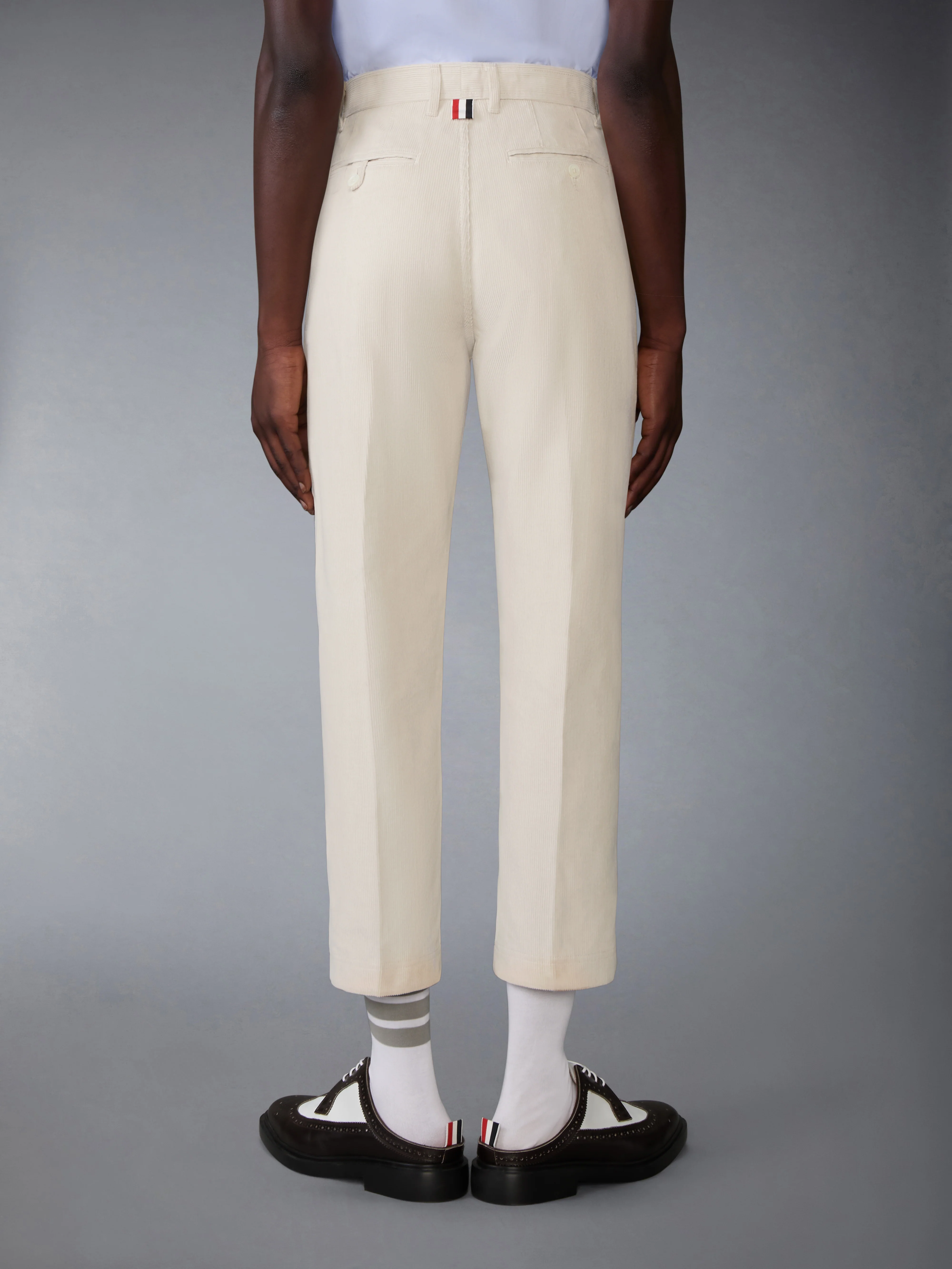 NARROW WALE CORDUROY TAPERED CHINO TROUSER - Image 2