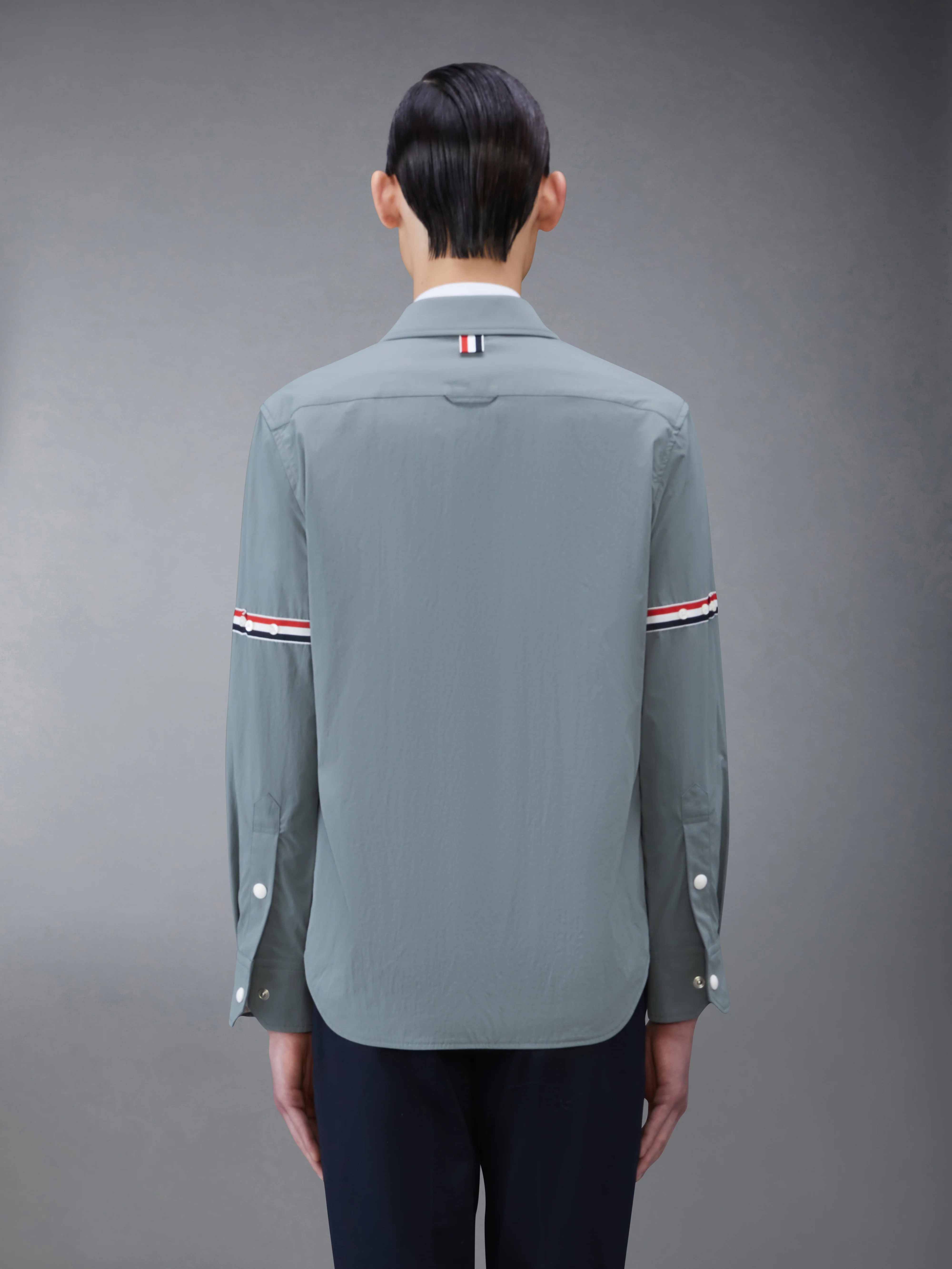 NYLON SHELL ARMBAND SHIRT JACKET - Image 2