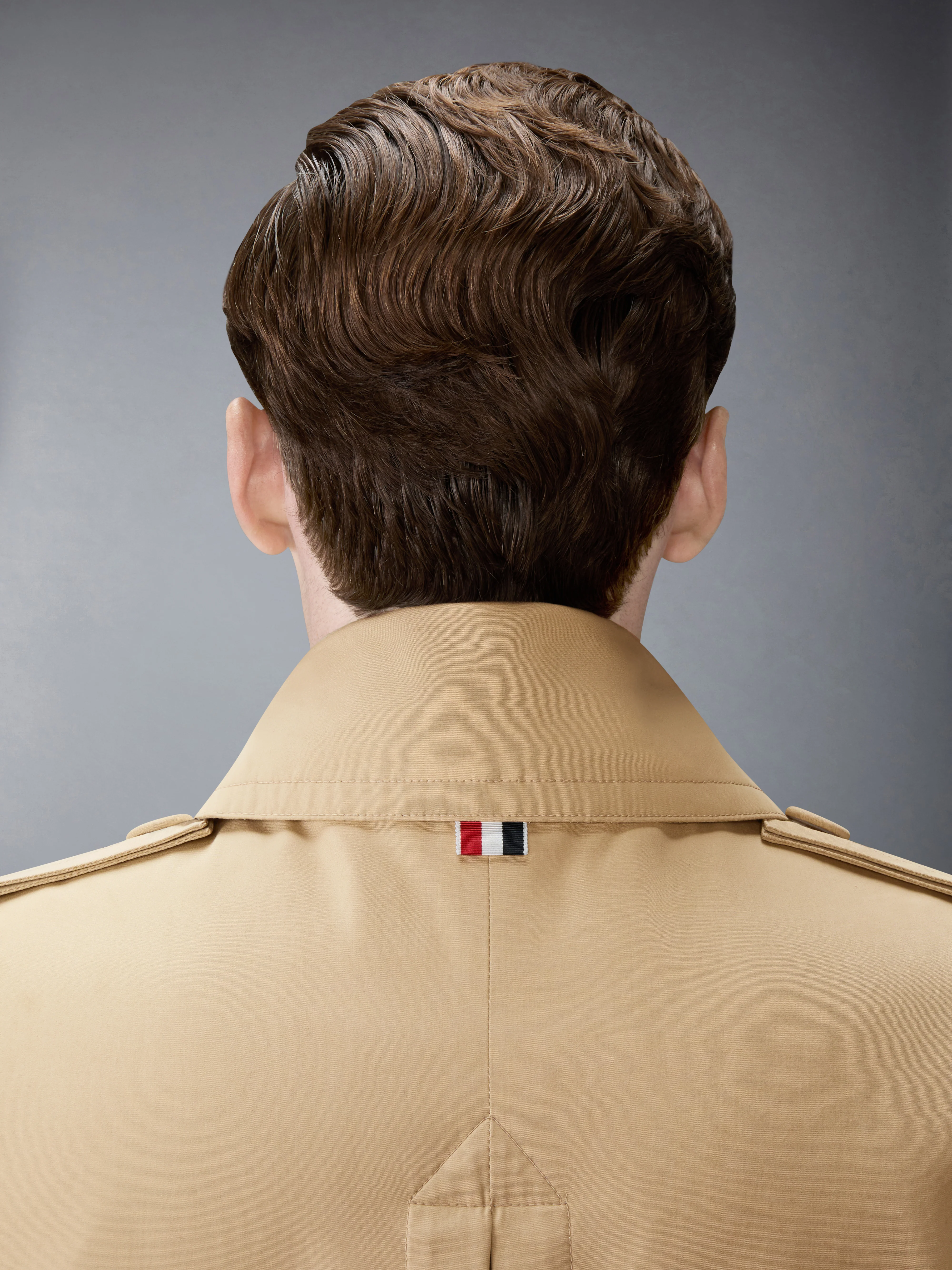OVERSIZED COTTON SUITING TRENCH COAT - Image 6