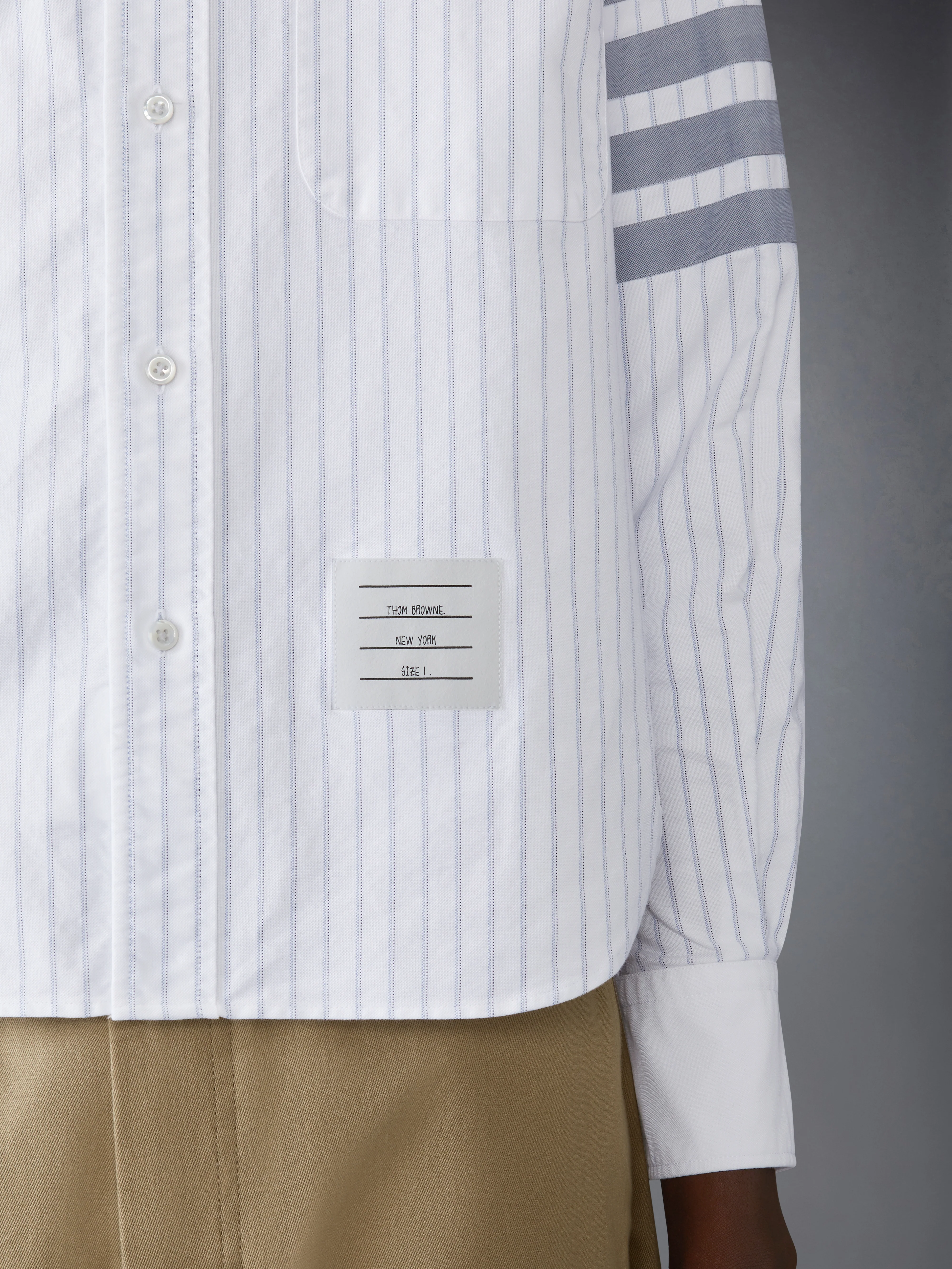 OXFORD 4-BAR SHADOW PINSTRIPE SHIRT - Image 5
