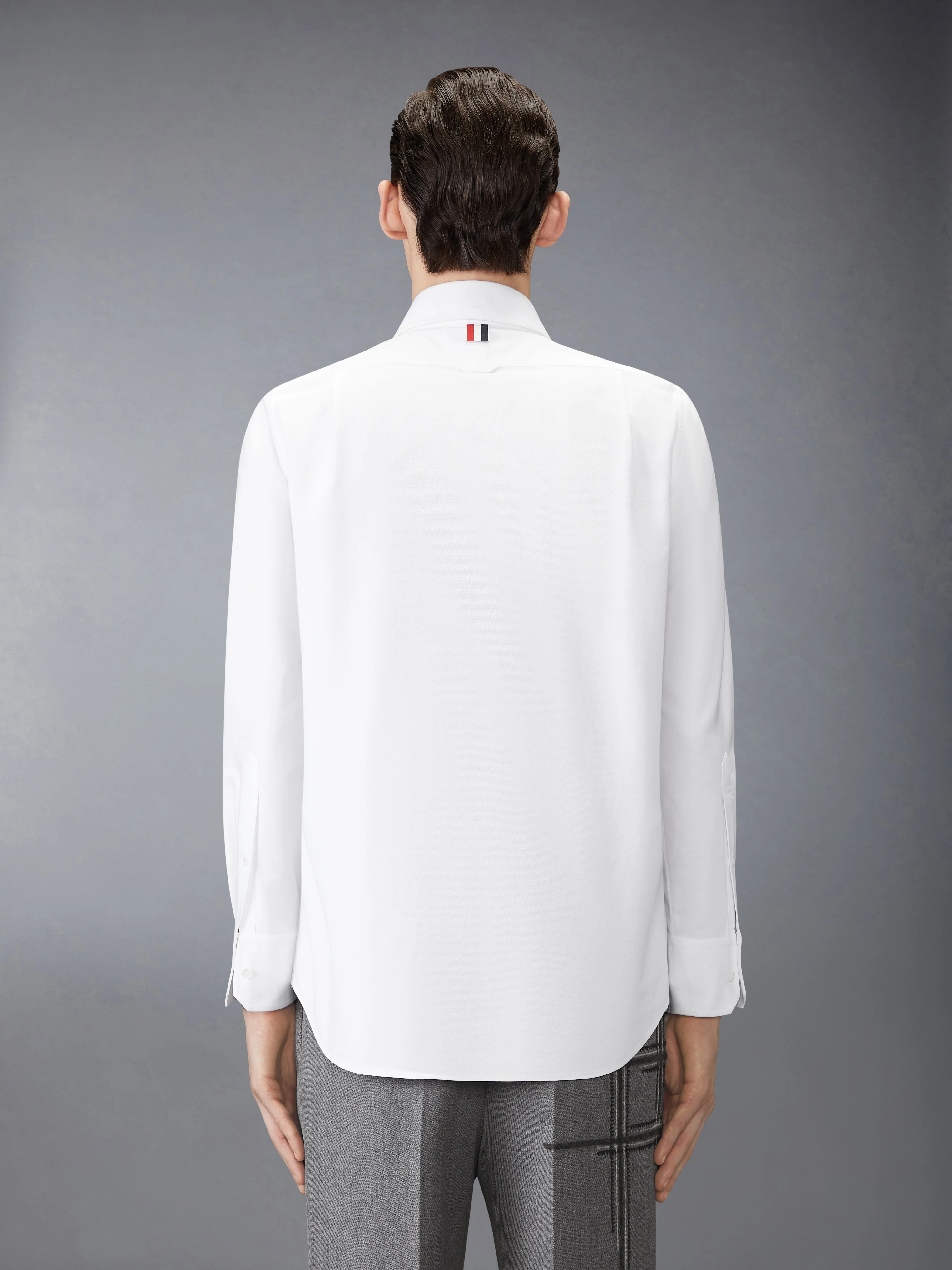 OXFORD BLANKET STITCH DEGRADE SHIRT - Image 3