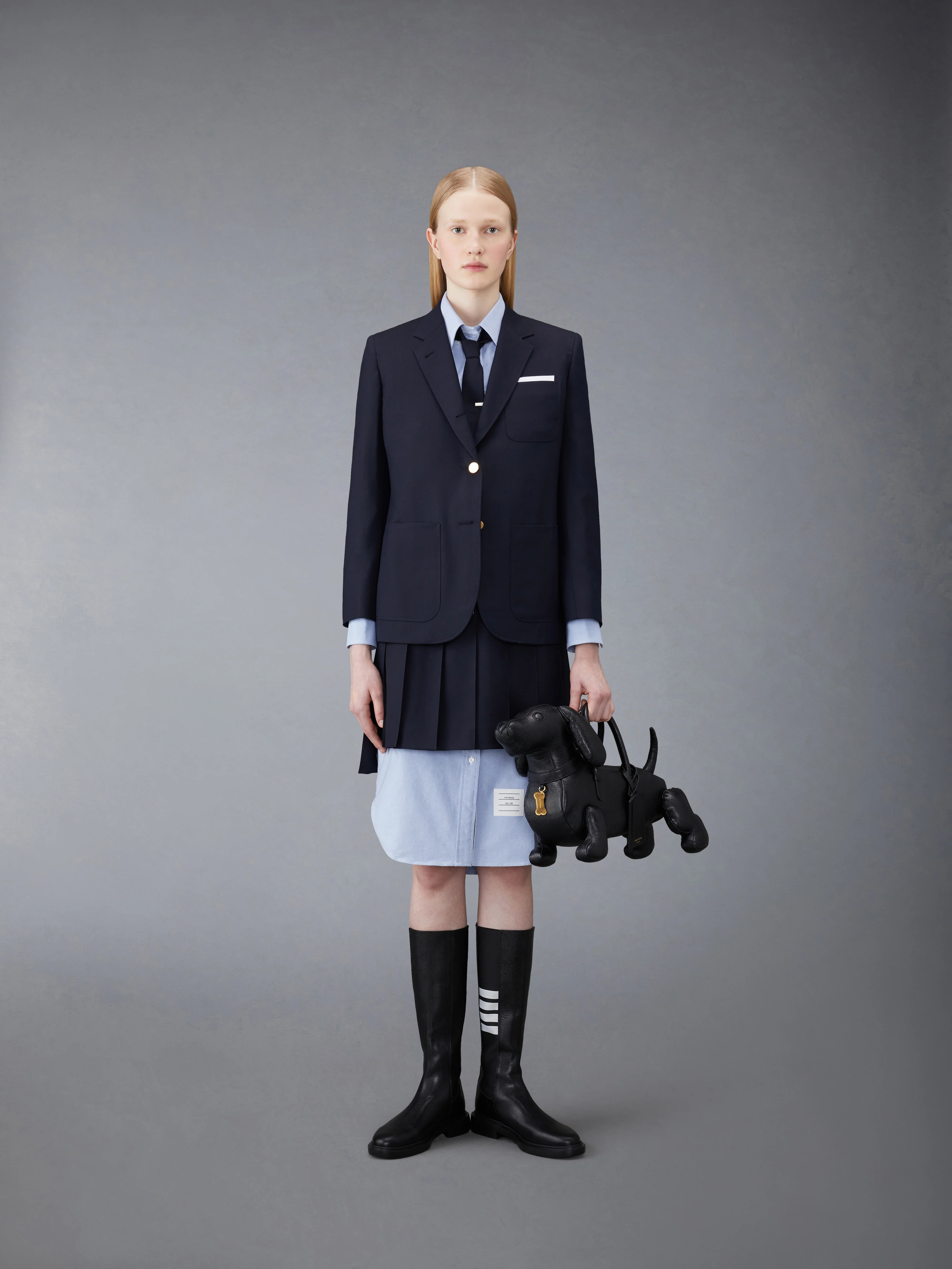 OXFORD GROSGRAIN PLACKET SHIRTDRESS - Image 4