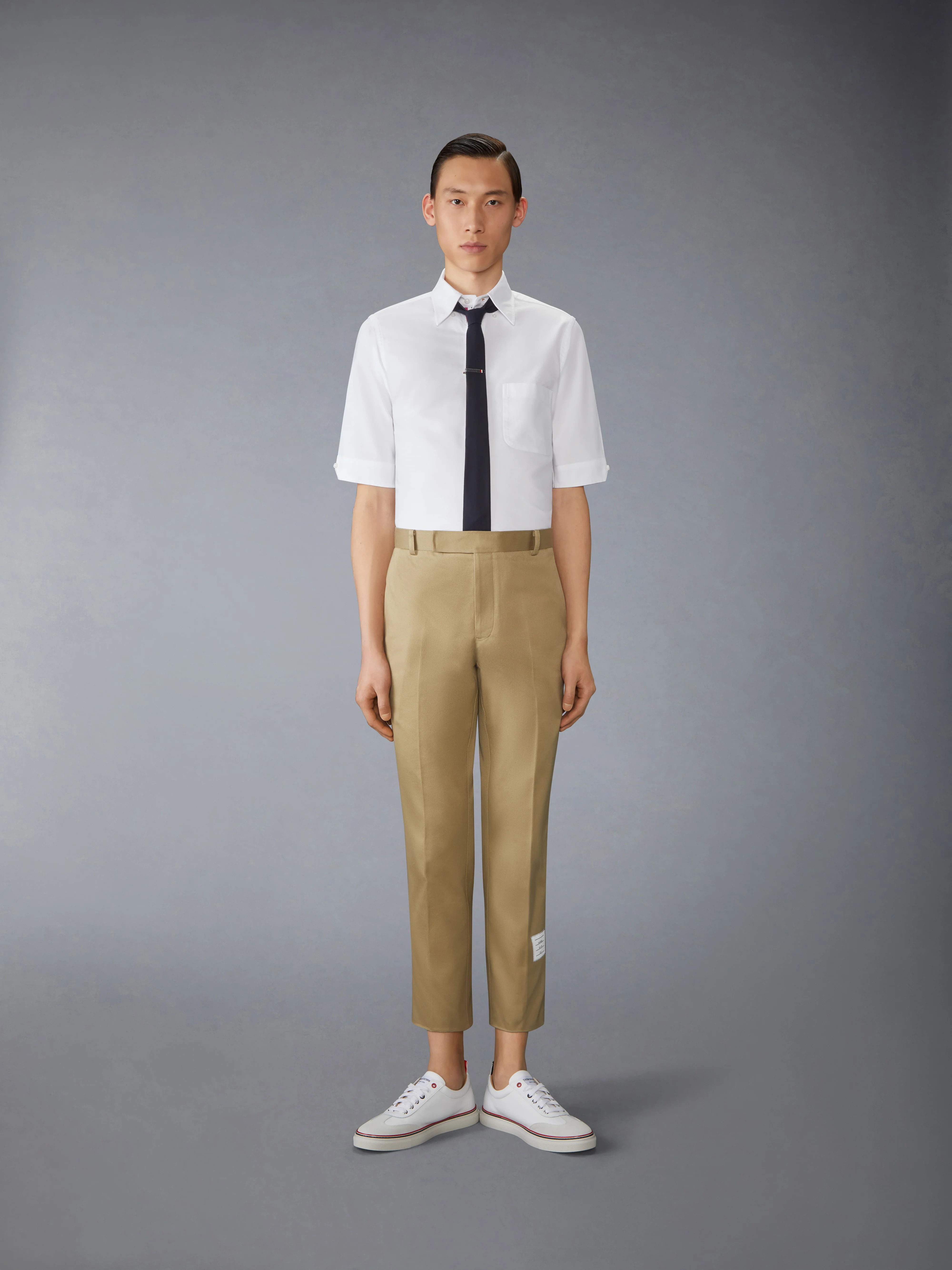 OXFORD GROSGRAIN PLACKET SHORT SLEEVE SHIRT - Image 2