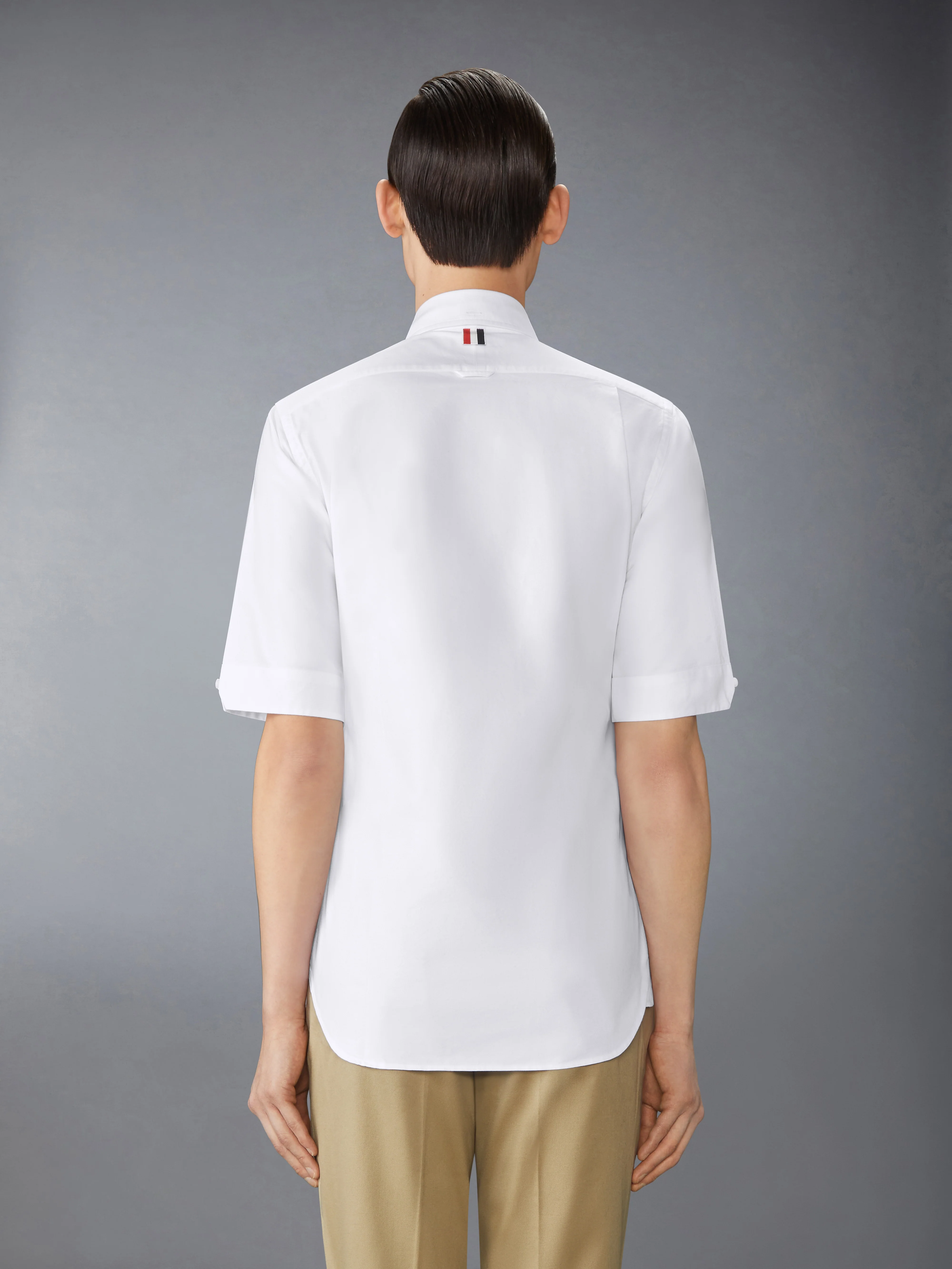 OXFORD GROSGRAIN PLACKET SHORT SLEEVE SHIRT - Image 4