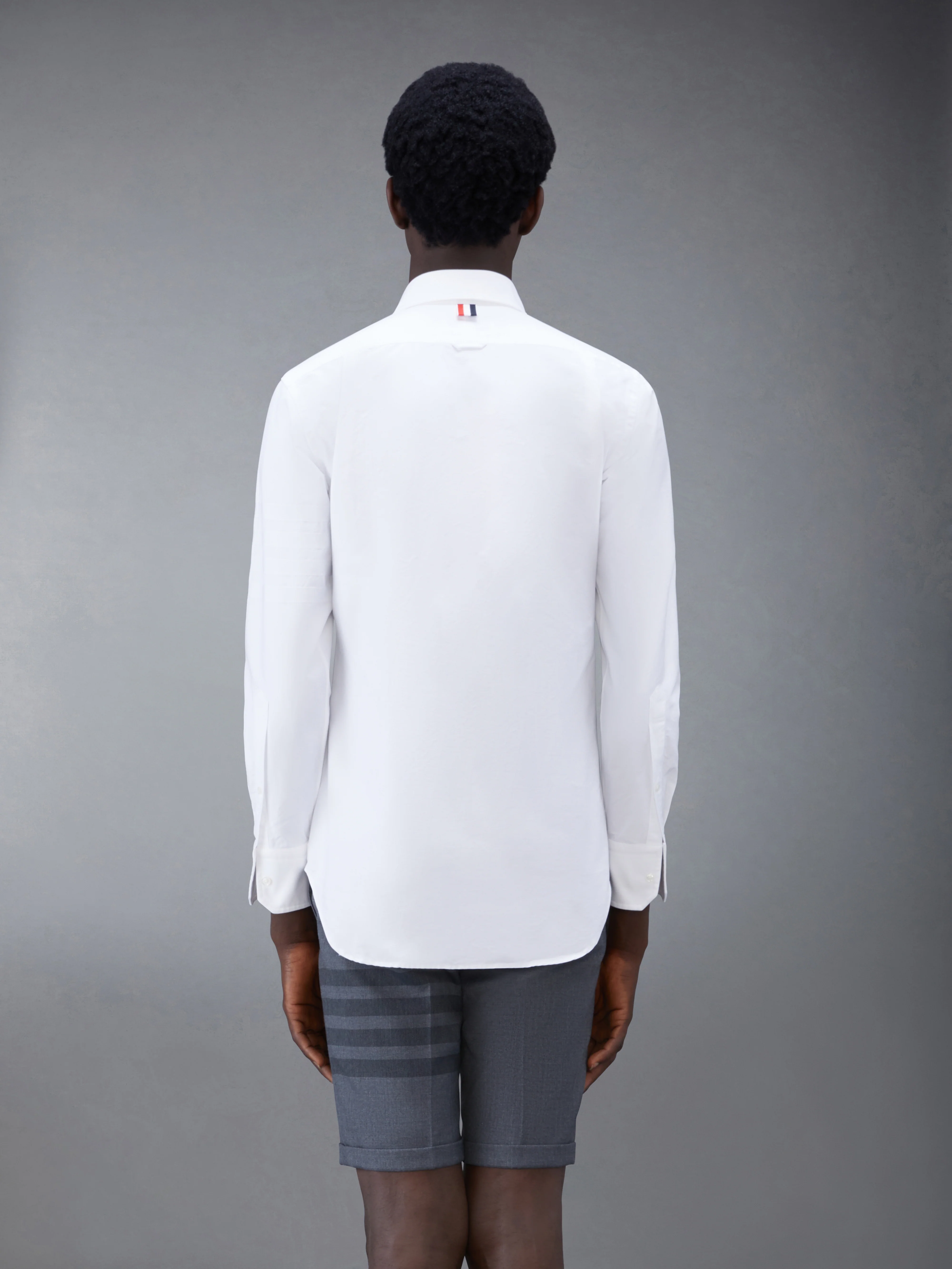 OXFORD SATIN WEAVE 4-BAR SHIRT - Image 3
