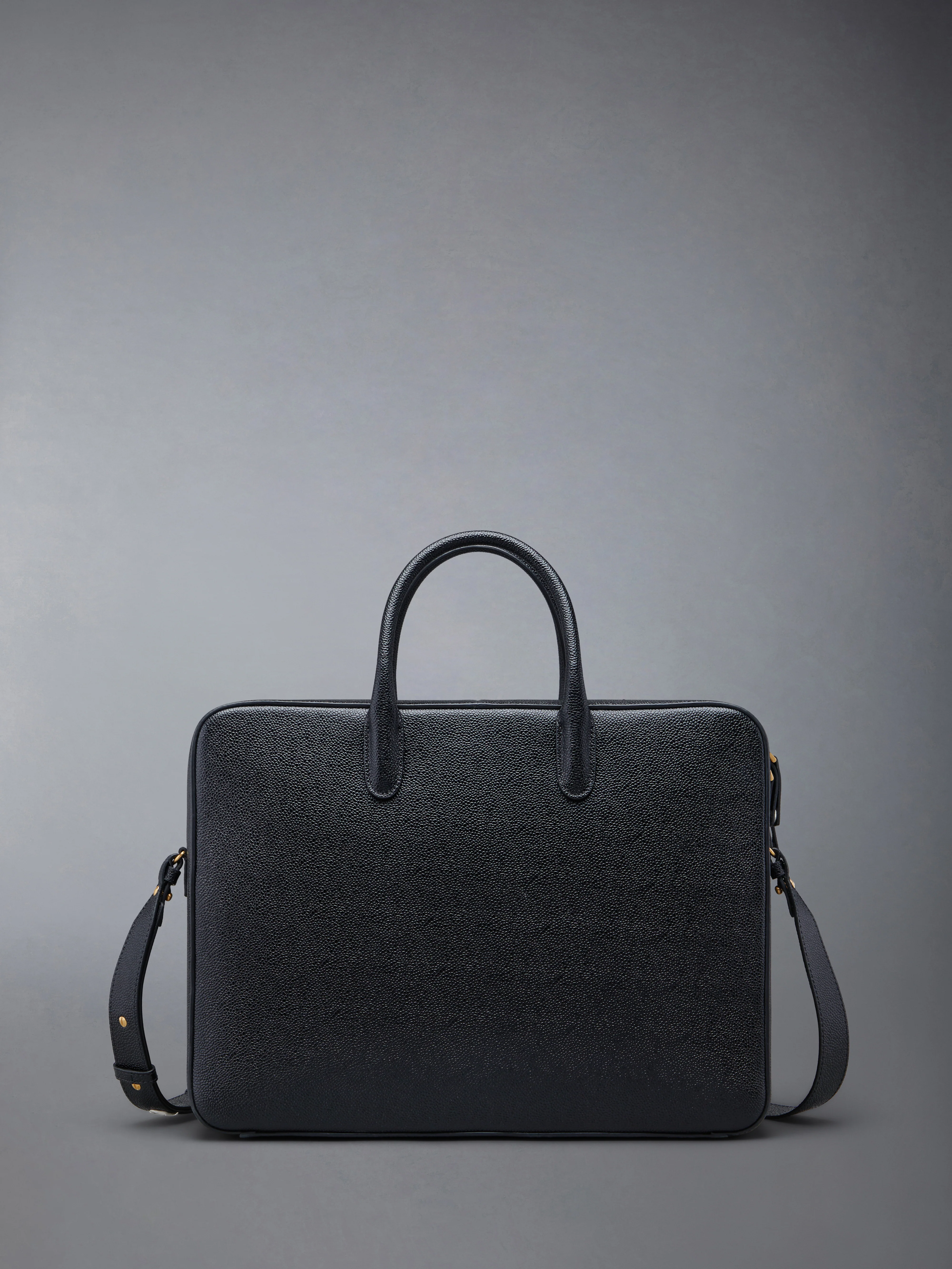 PEBBLE GRAIN DOUBLE COMPARTMENT BUSINESS BAG - Image 3