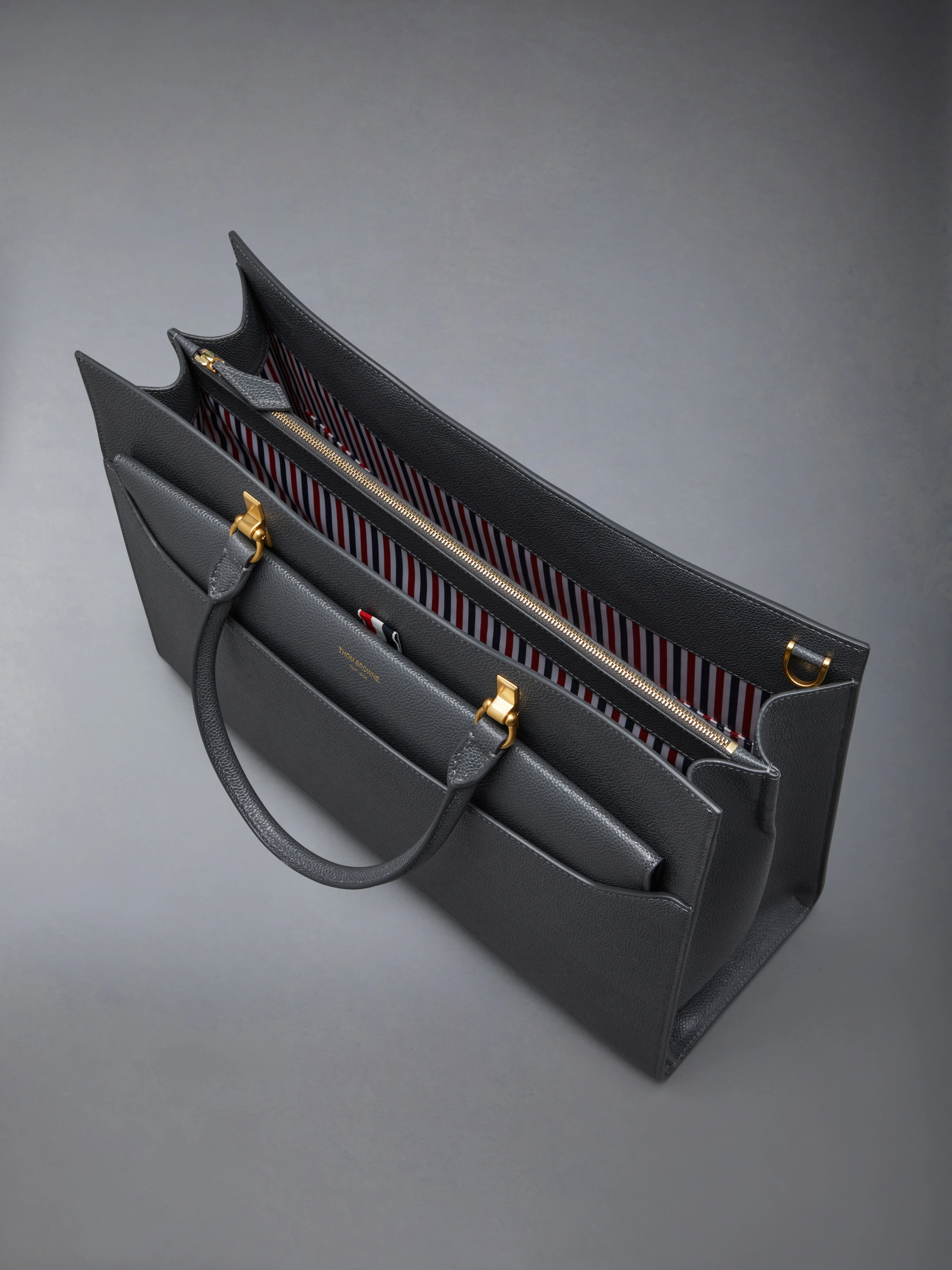 PEBBLE GRAIN LARGE DUET TOTE - Image 5