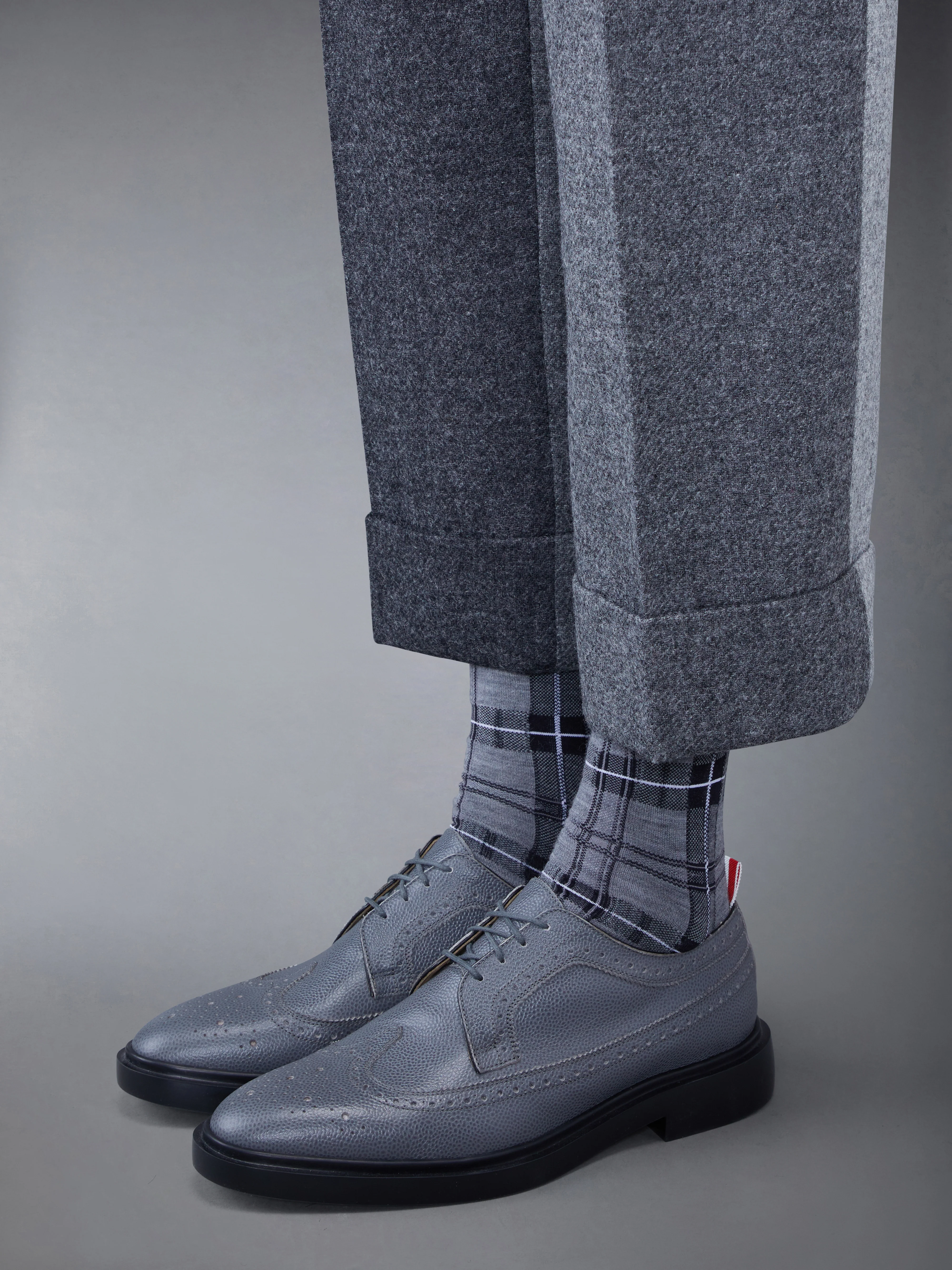 Pebble Grain Leather Longwing Brogue - Image 4