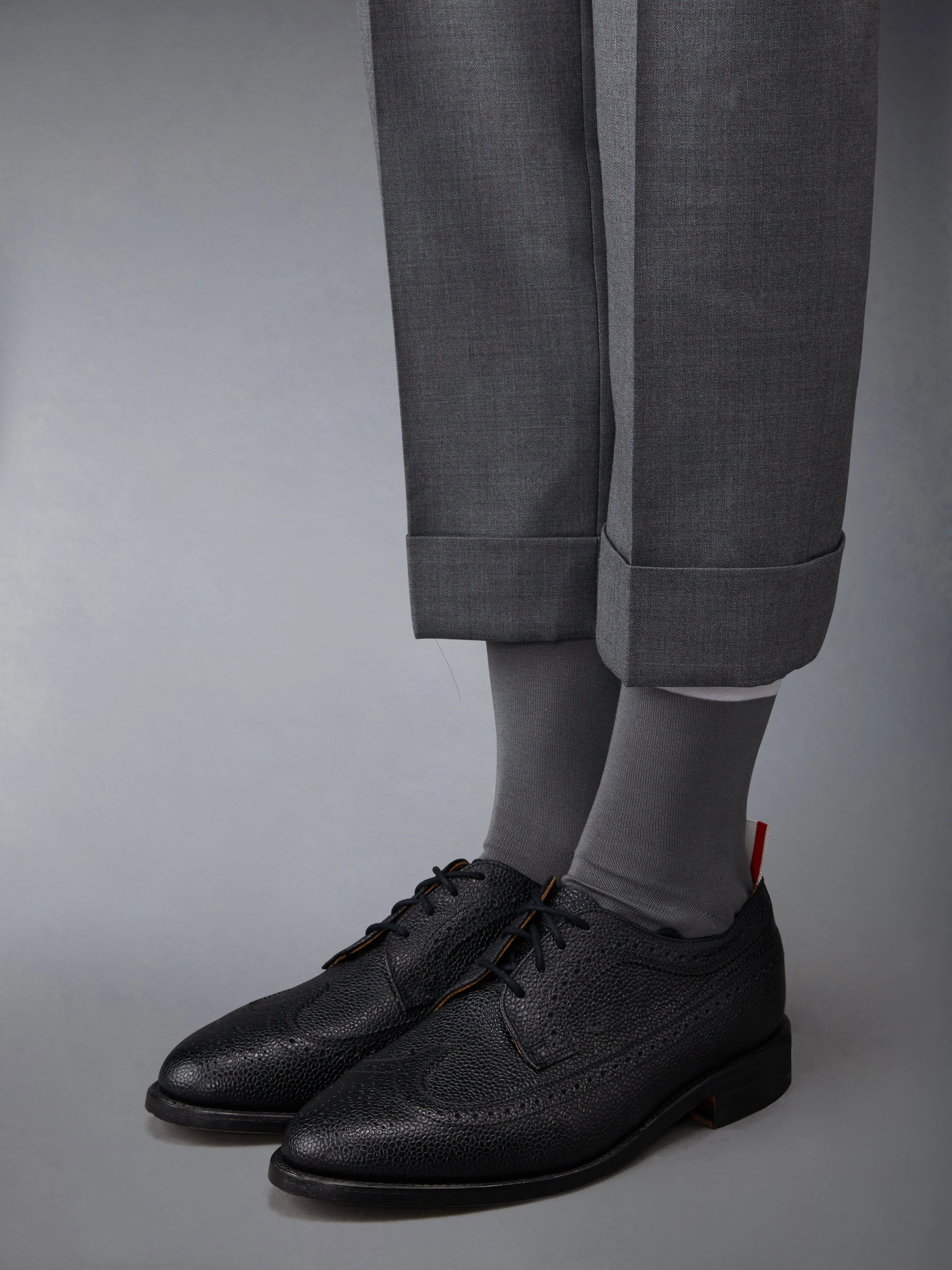 PEBBLE GRAIN LEATHER SOLE LONGWING BROGUE - Image 4