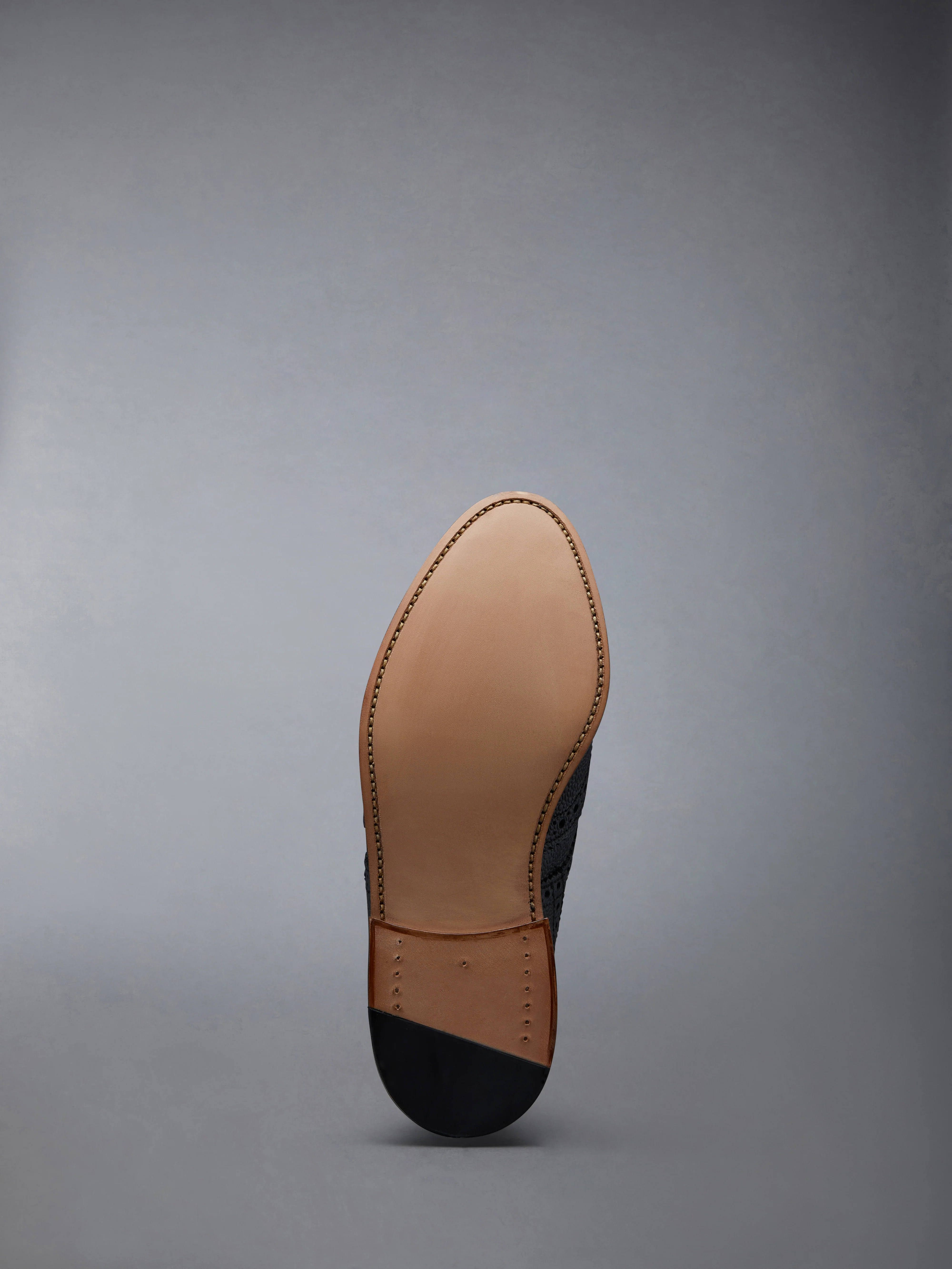 PEBBLE GRAIN LEATHER SOLE WINGTIP BROGUE BOOT - Image 6