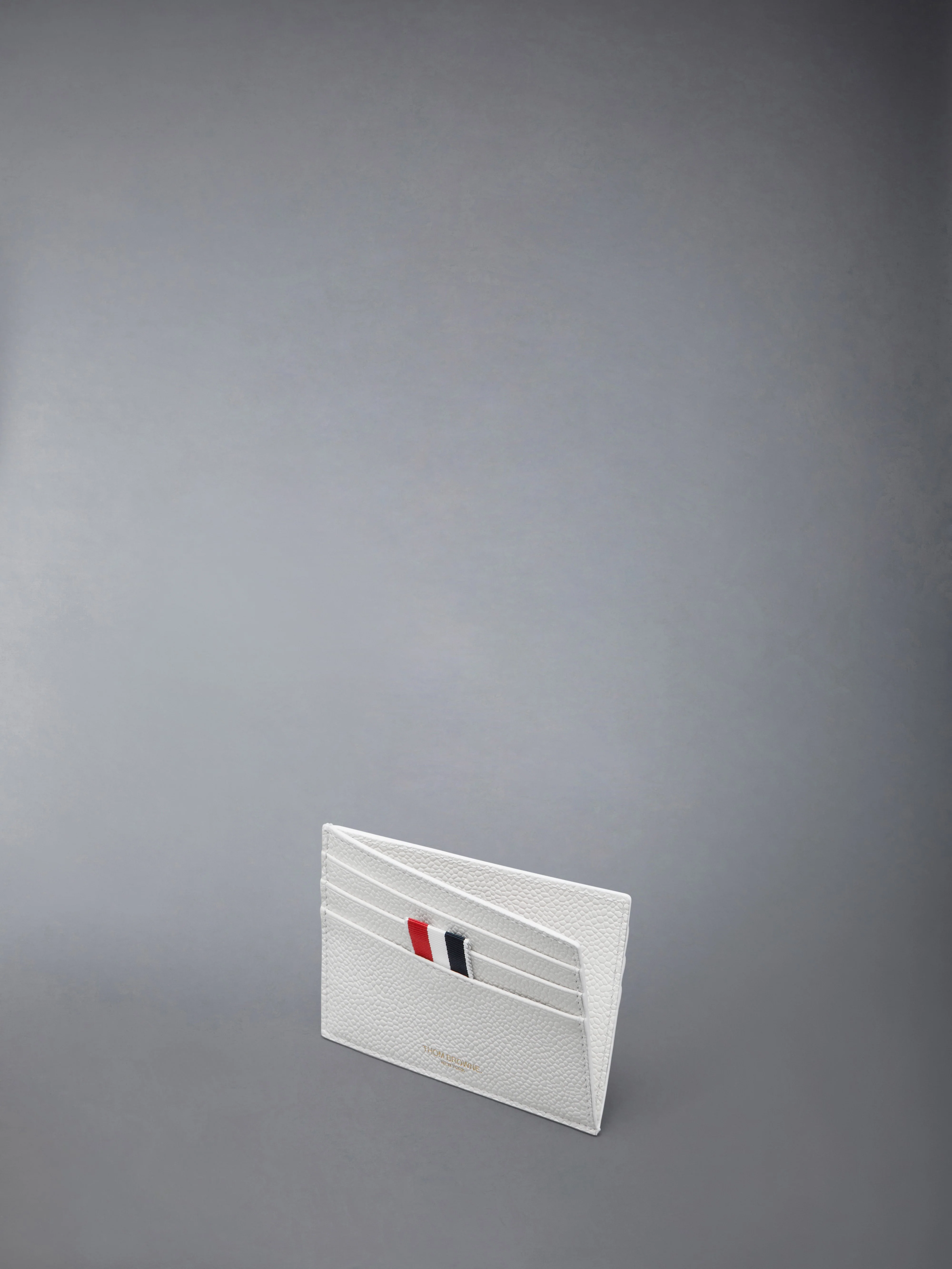 PEBBLE GRAIN NOTE COMPARTMENT CARD HOLDER - Image 3