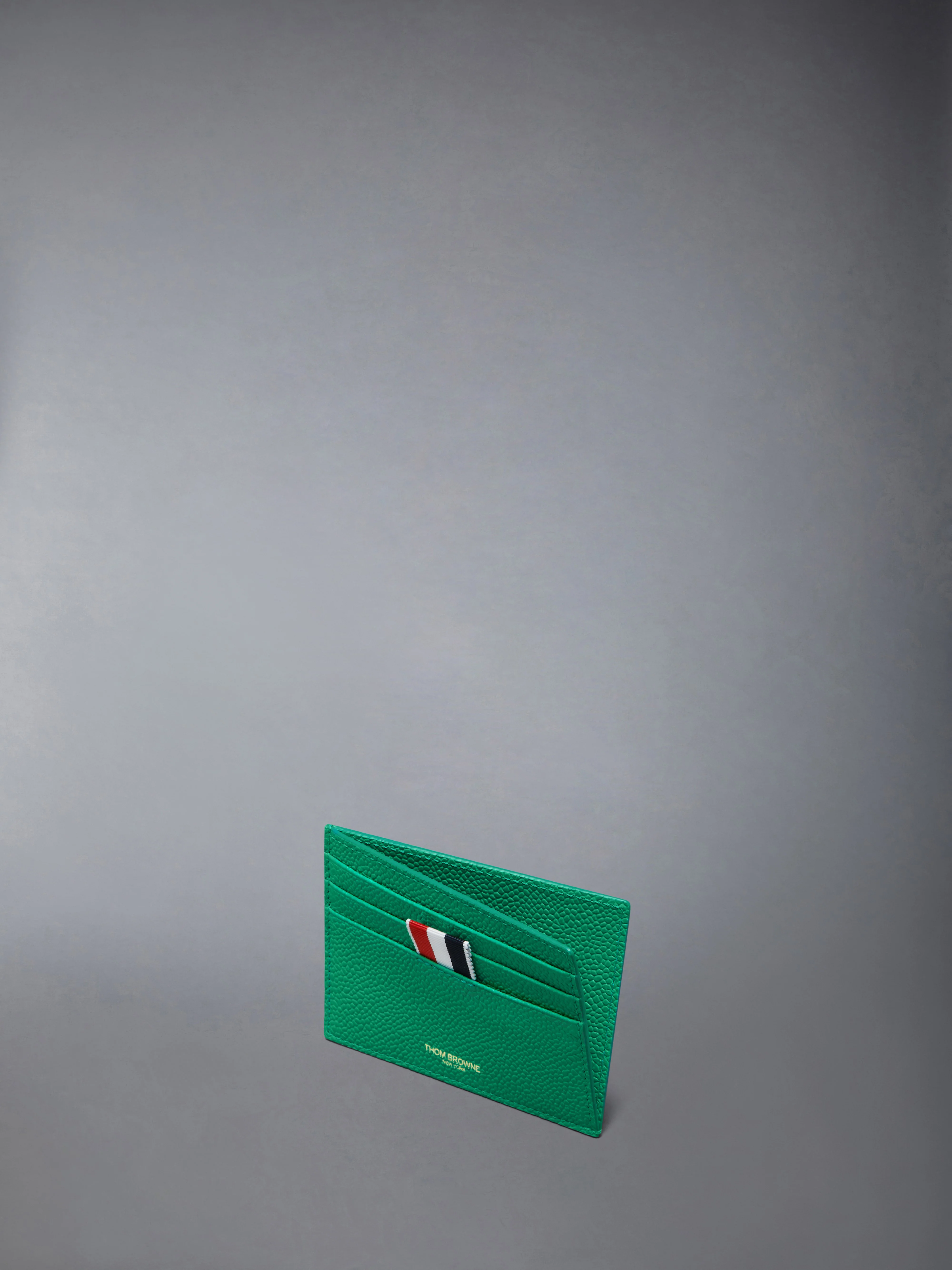 PEBBLE GRAIN NOTE COMPARTMENT CARD HOLDER - Image 3