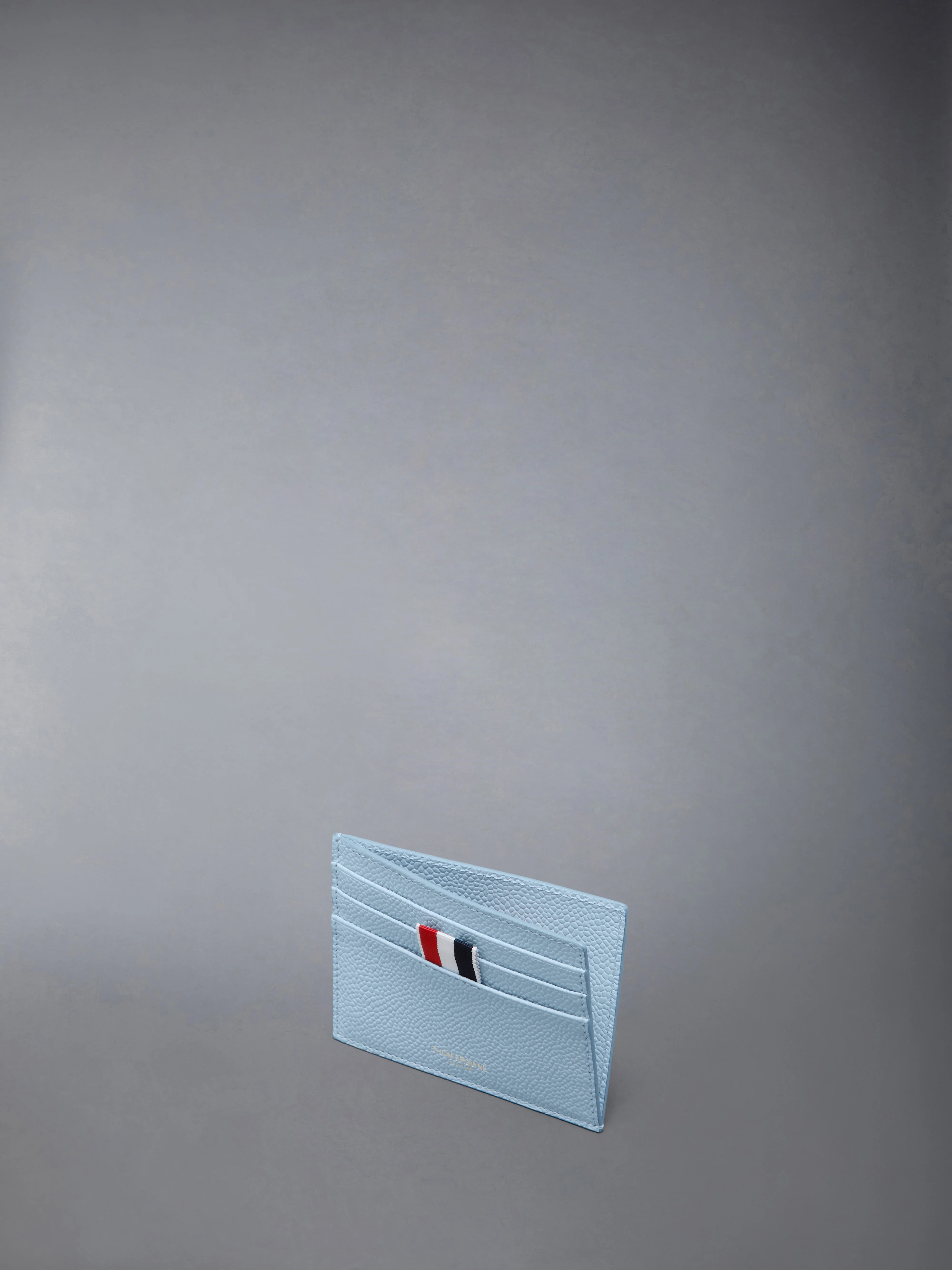 PEBBLE GRAIN NOTE COMPARTMENT CARD HOLDER - Image 3