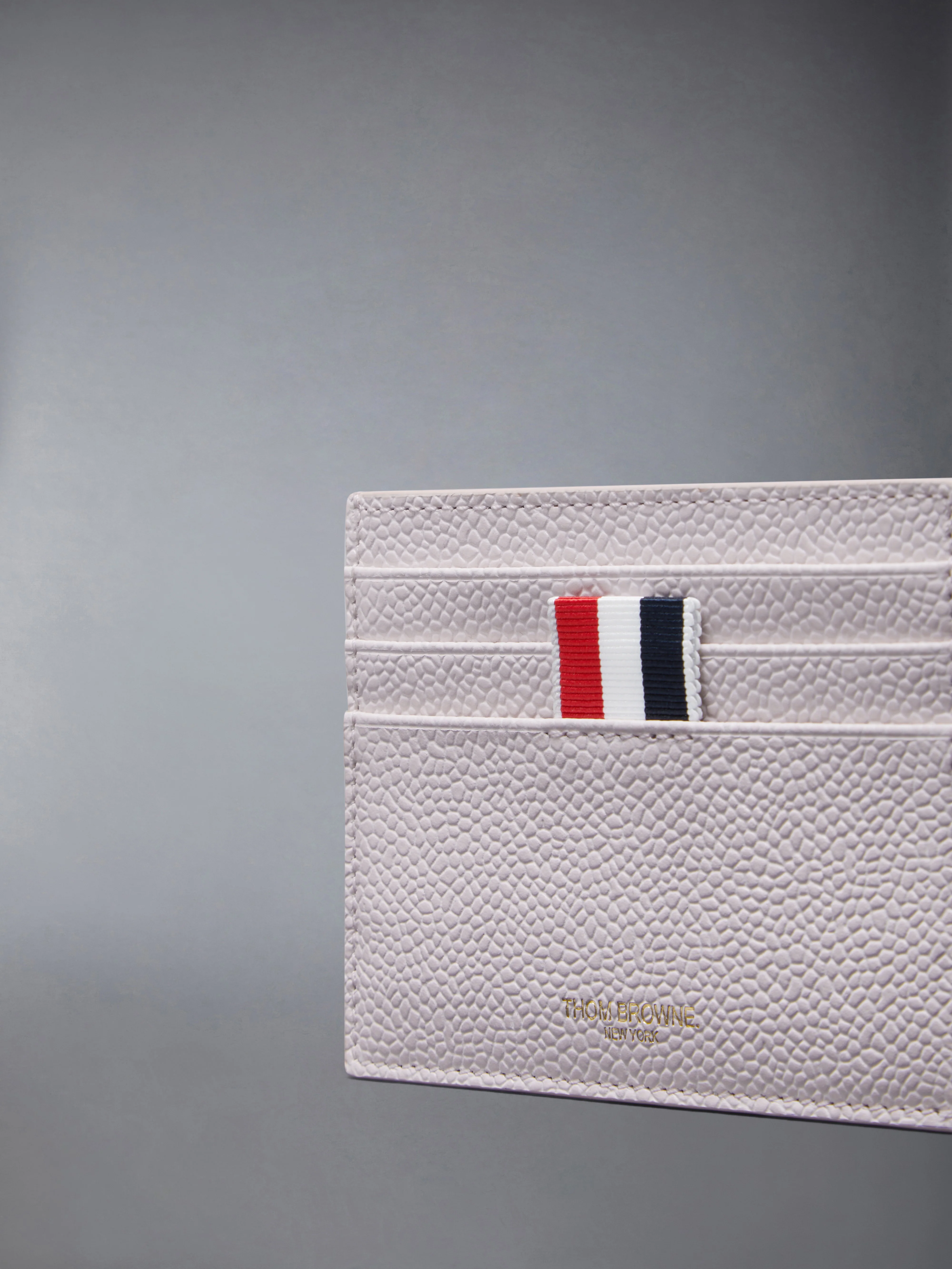 PEBBLE GRAIN NOTE COMPARTMENT CARD HOLDER - Image 4