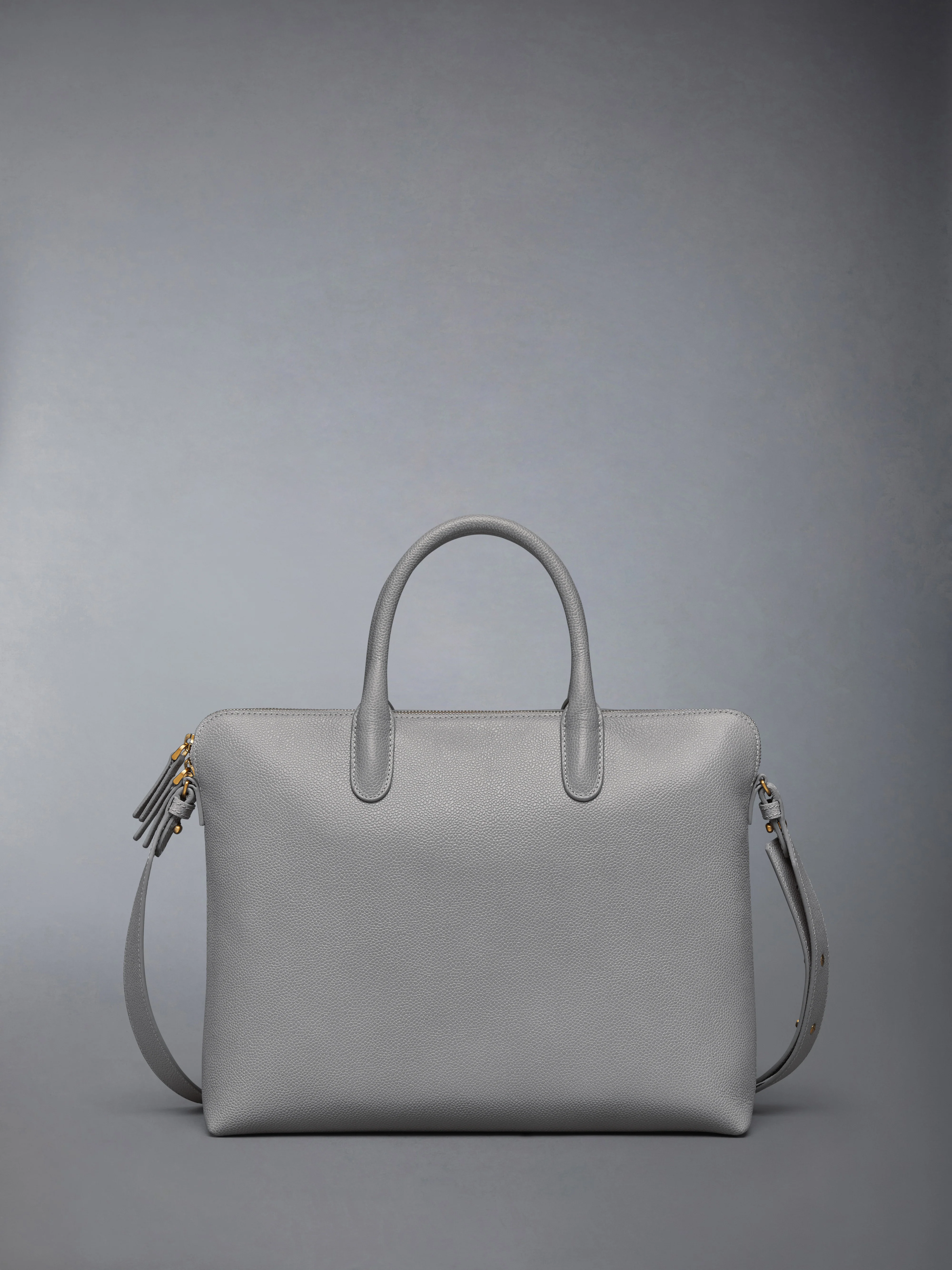 PEBBLE GRAIN SLIM BRIEFCASE - Image 3