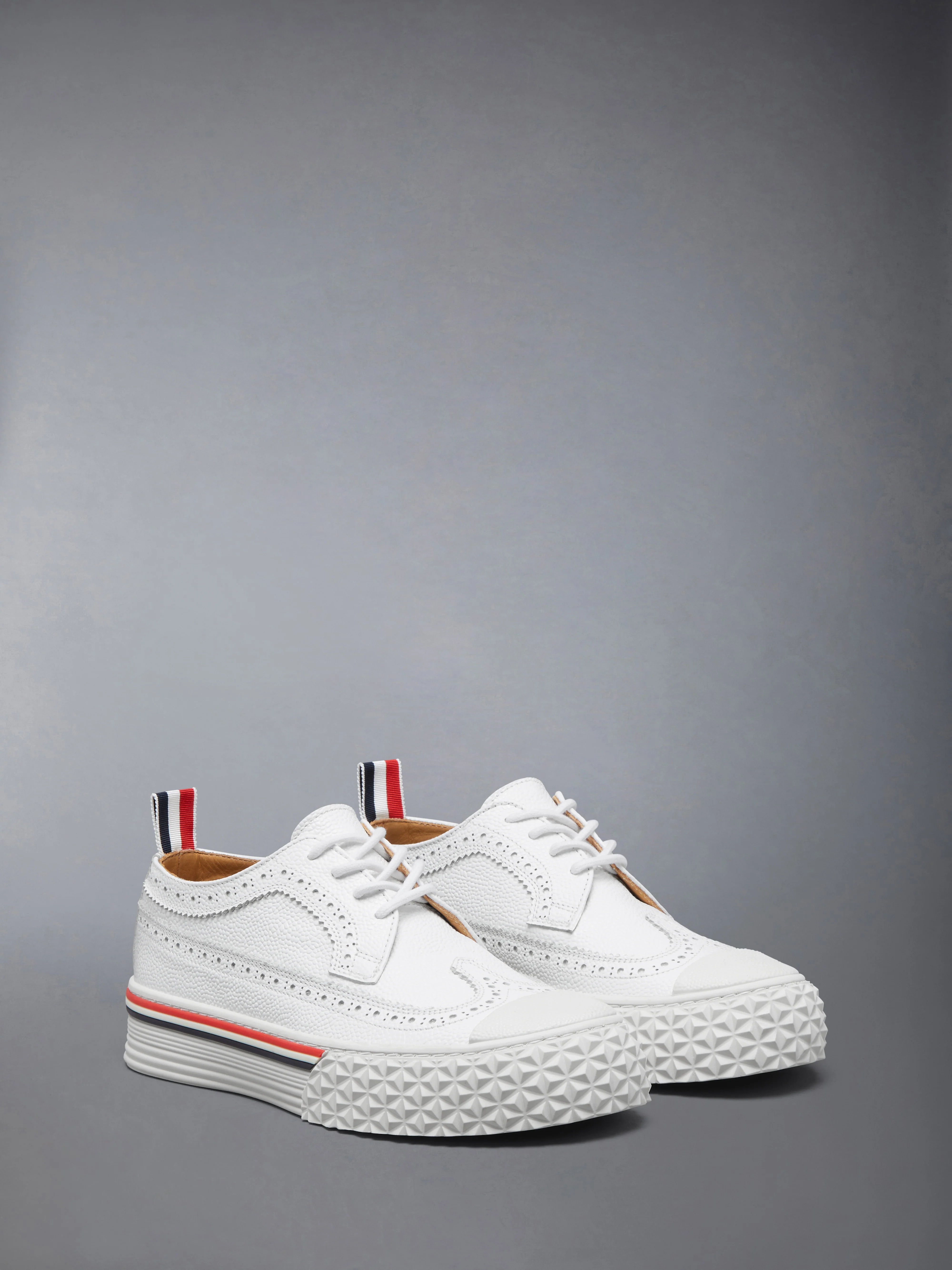 PEBBLE GRAIN TREAD SOLE LONGWING COLLEGIATE SNEAKERS - Image 2