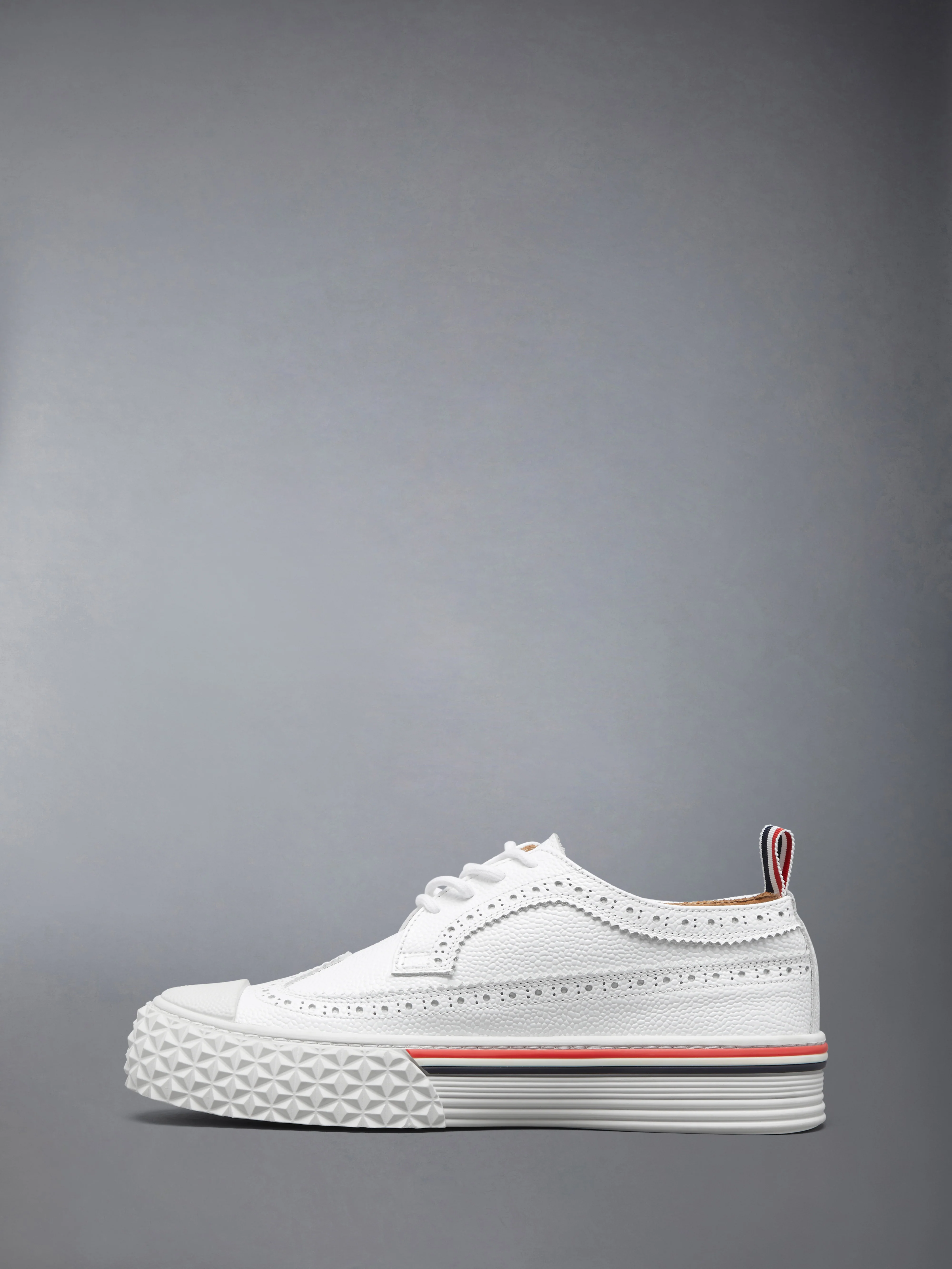 PEBBLE GRAIN TREAD SOLE LONGWING COLLEGIATE SNEAKERS - Image 3