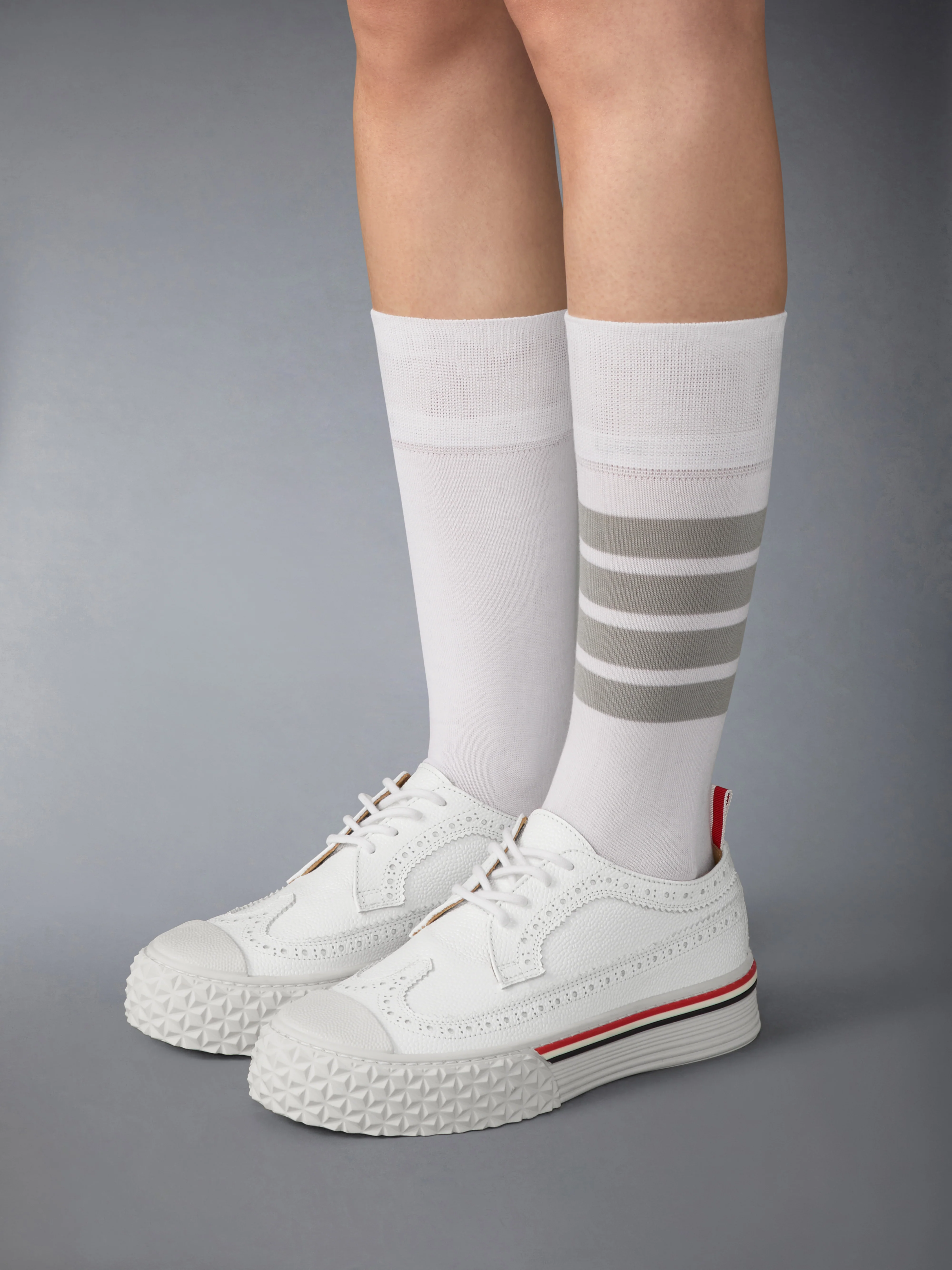 PEBBLE GRAIN TREAD SOLE LONGWING COLLEGIATE SNEAKERS - Image 4