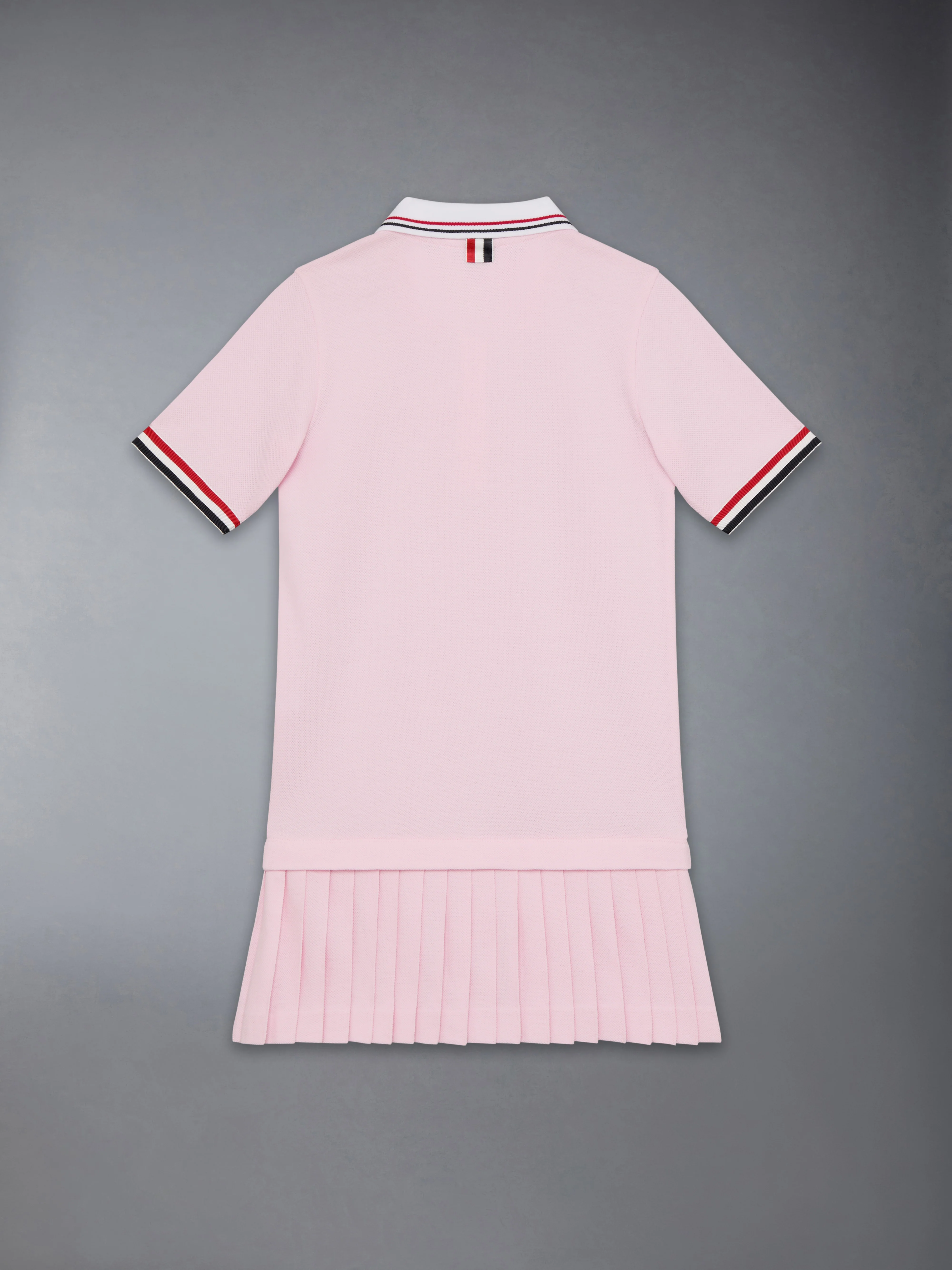 PIQUE PLEATED POLO DRESS - Image 2