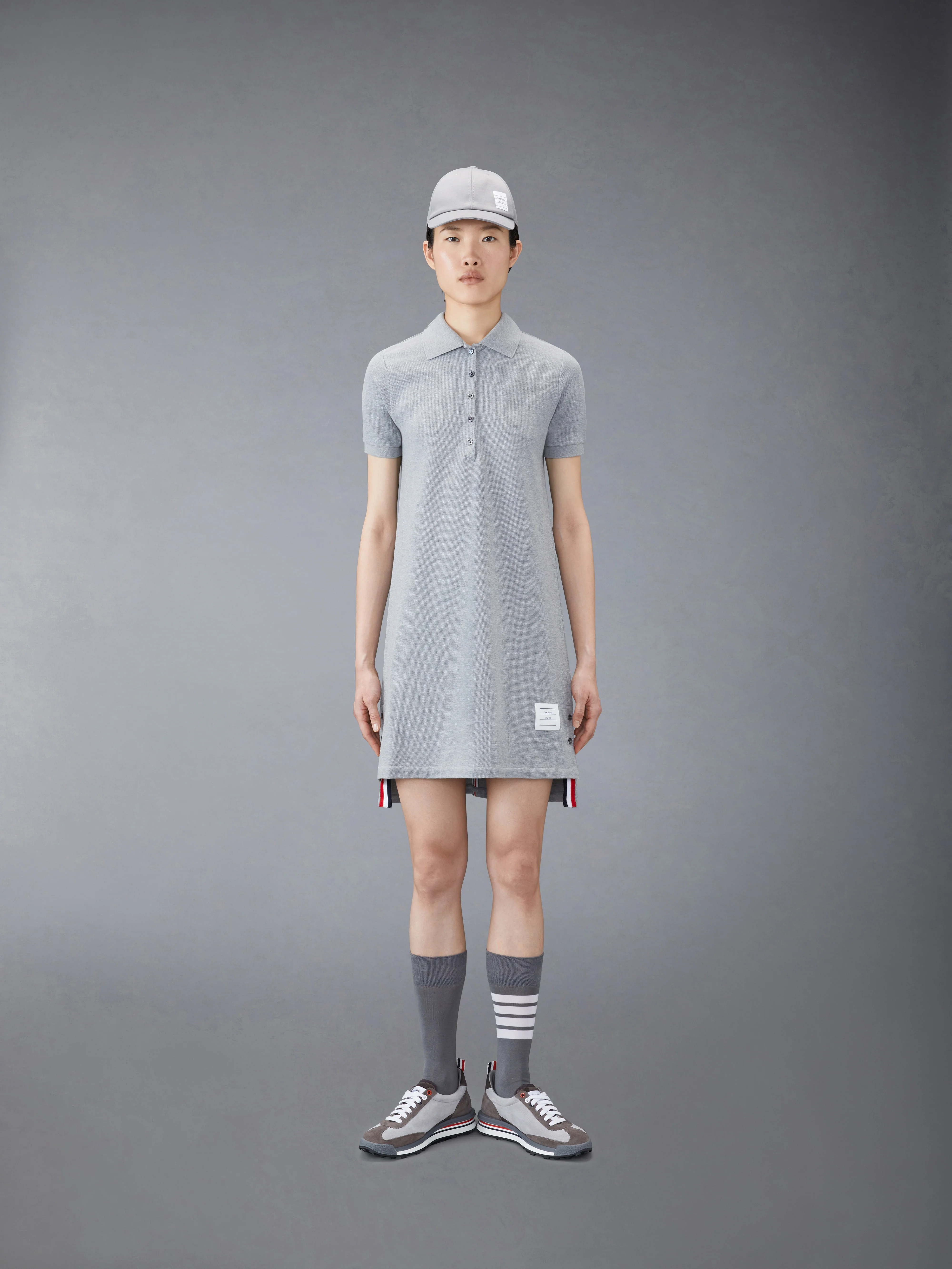 PIQUE RWB STRIPE POLO DRESS - Image 4