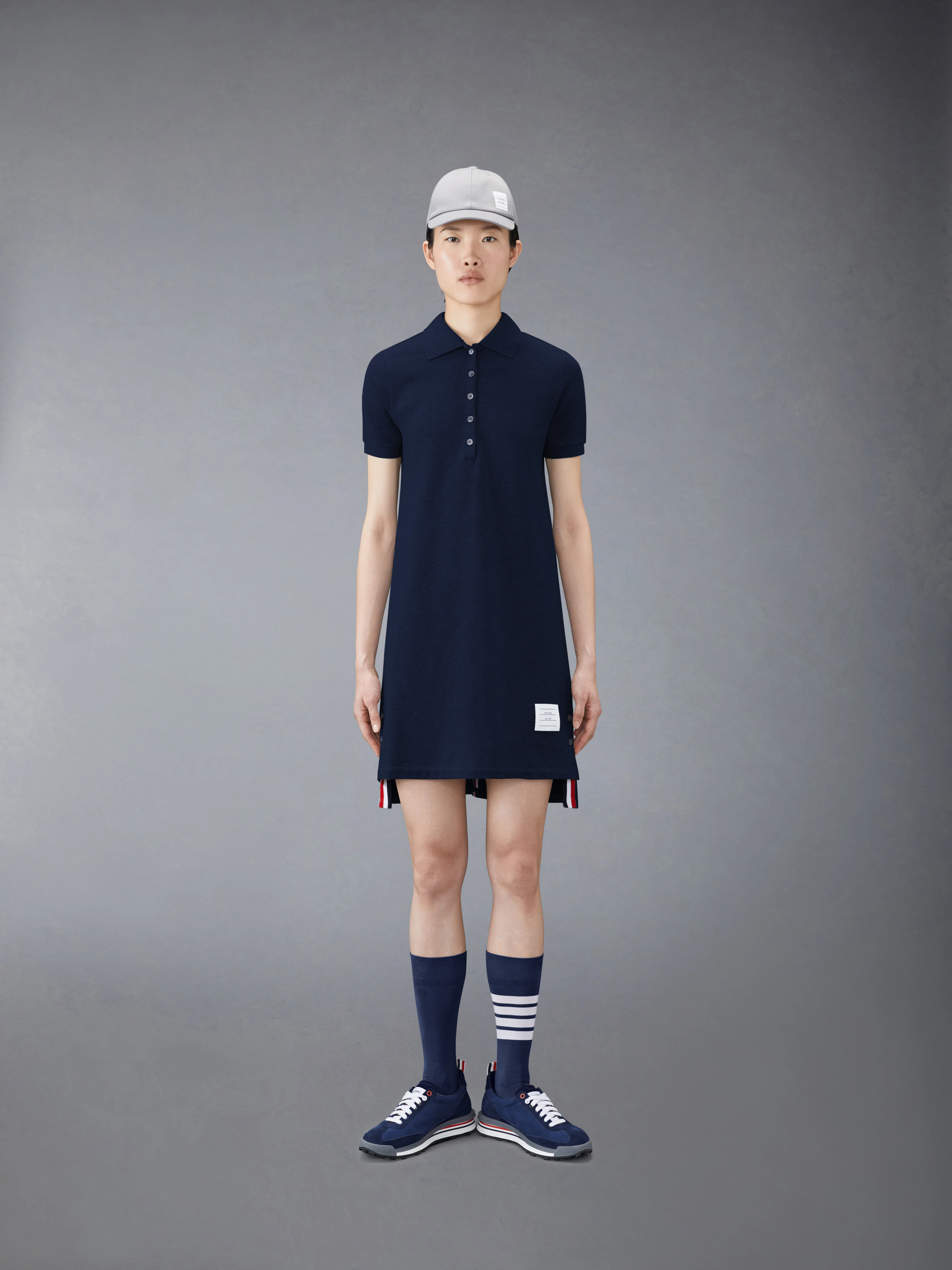 PIQUE RWB STRIPE POLO DRESS - Image 4