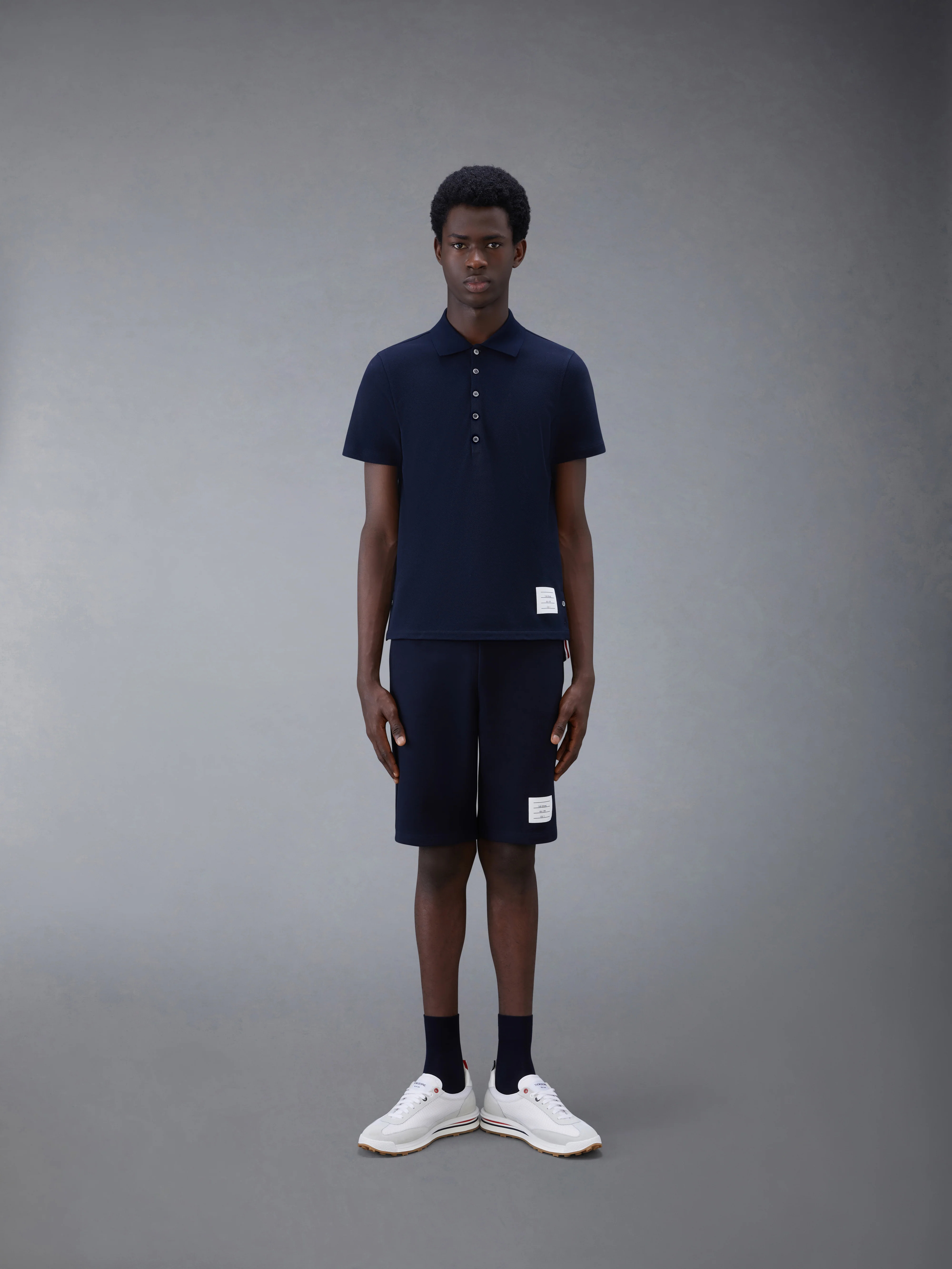 PIQUE RWB STRIPE RELAXED POLO - Image 3