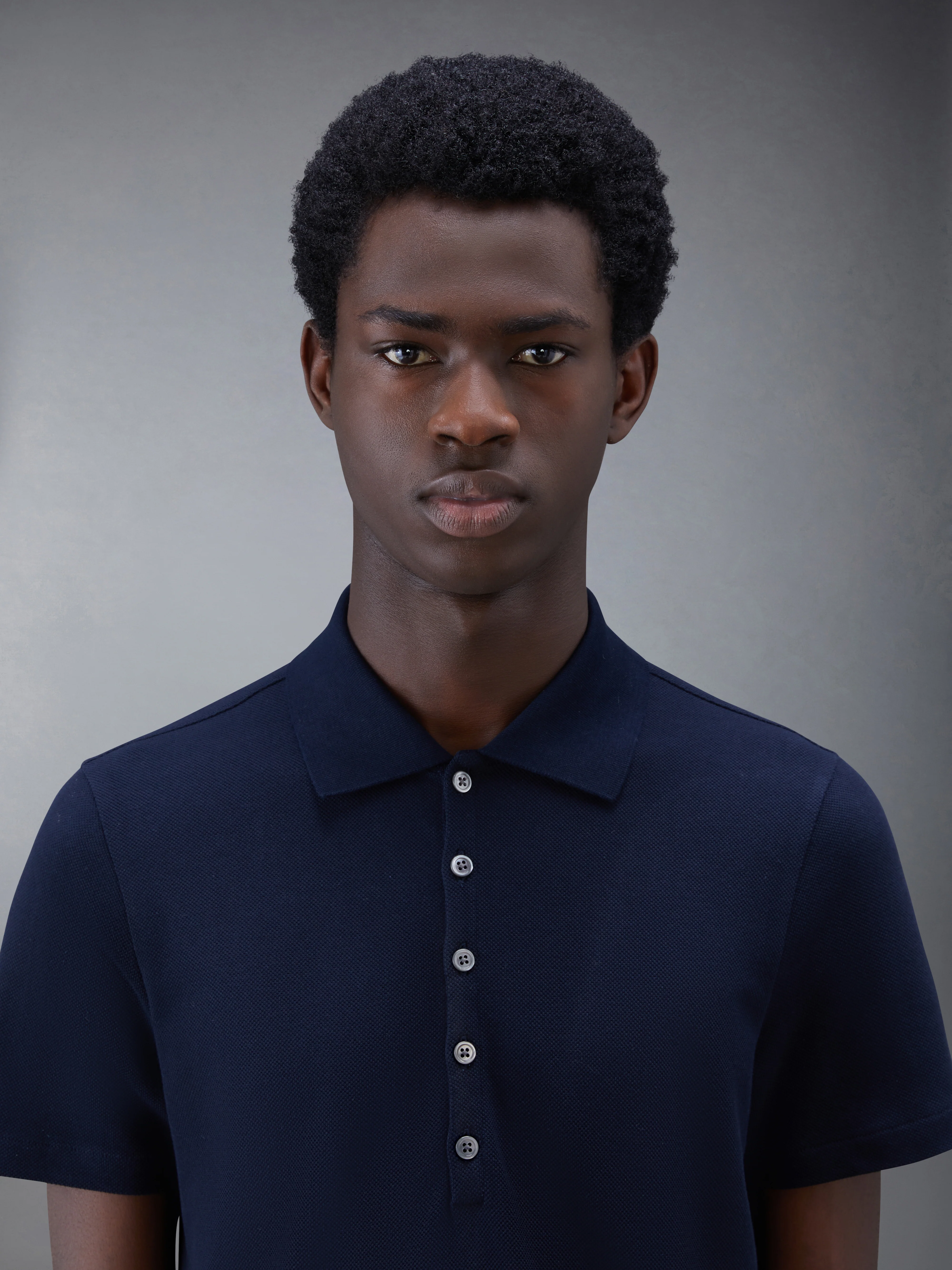 PIQUE RWB STRIPE RELAXED POLO - Image 4