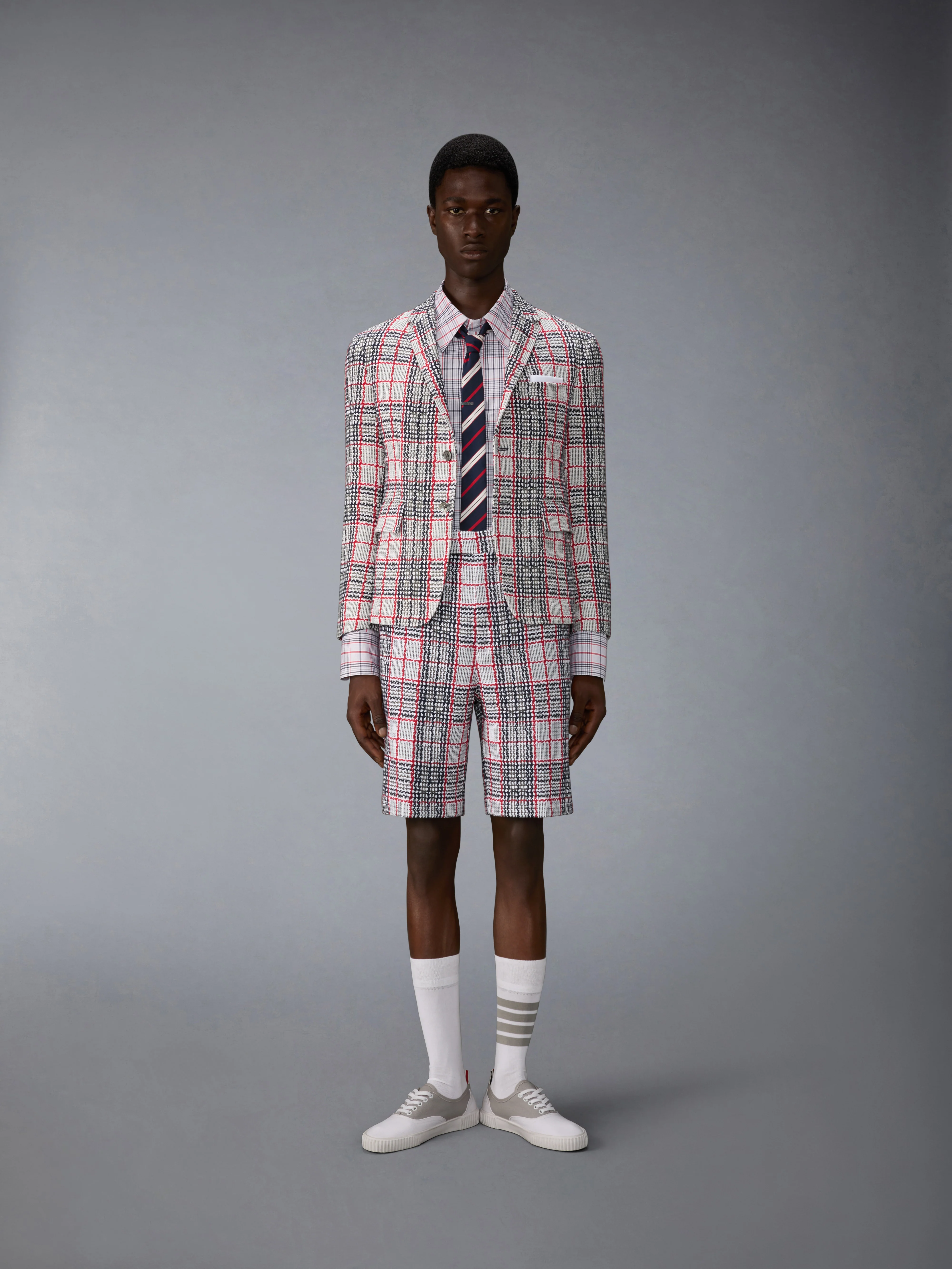 PLAID CHECK POPLIN ARMBAND OVERSIZED SHIRT - Image 4