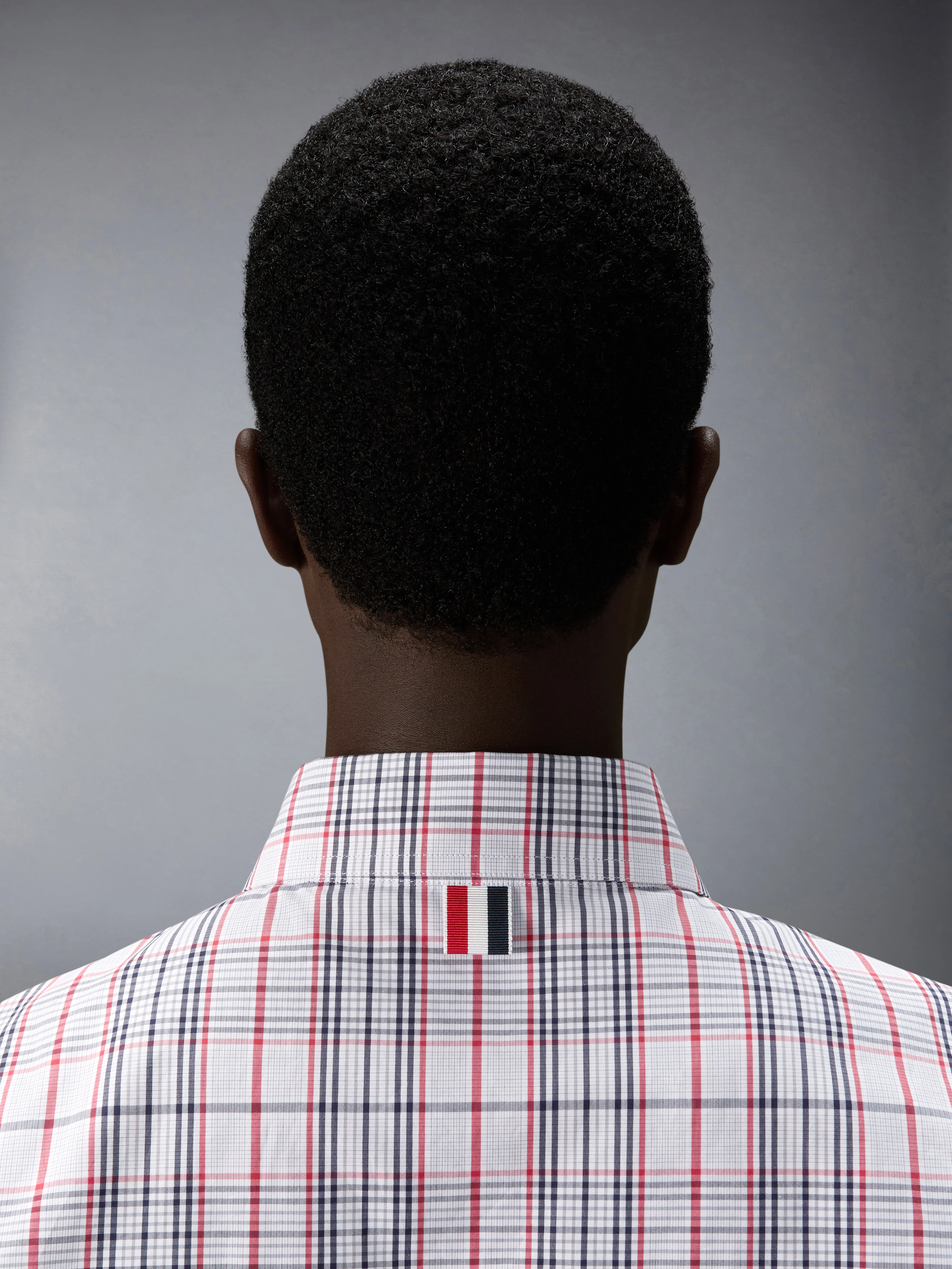 PLAID CHECK POPLIN ARMBAND OVERSIZED SHIRT - Image 7