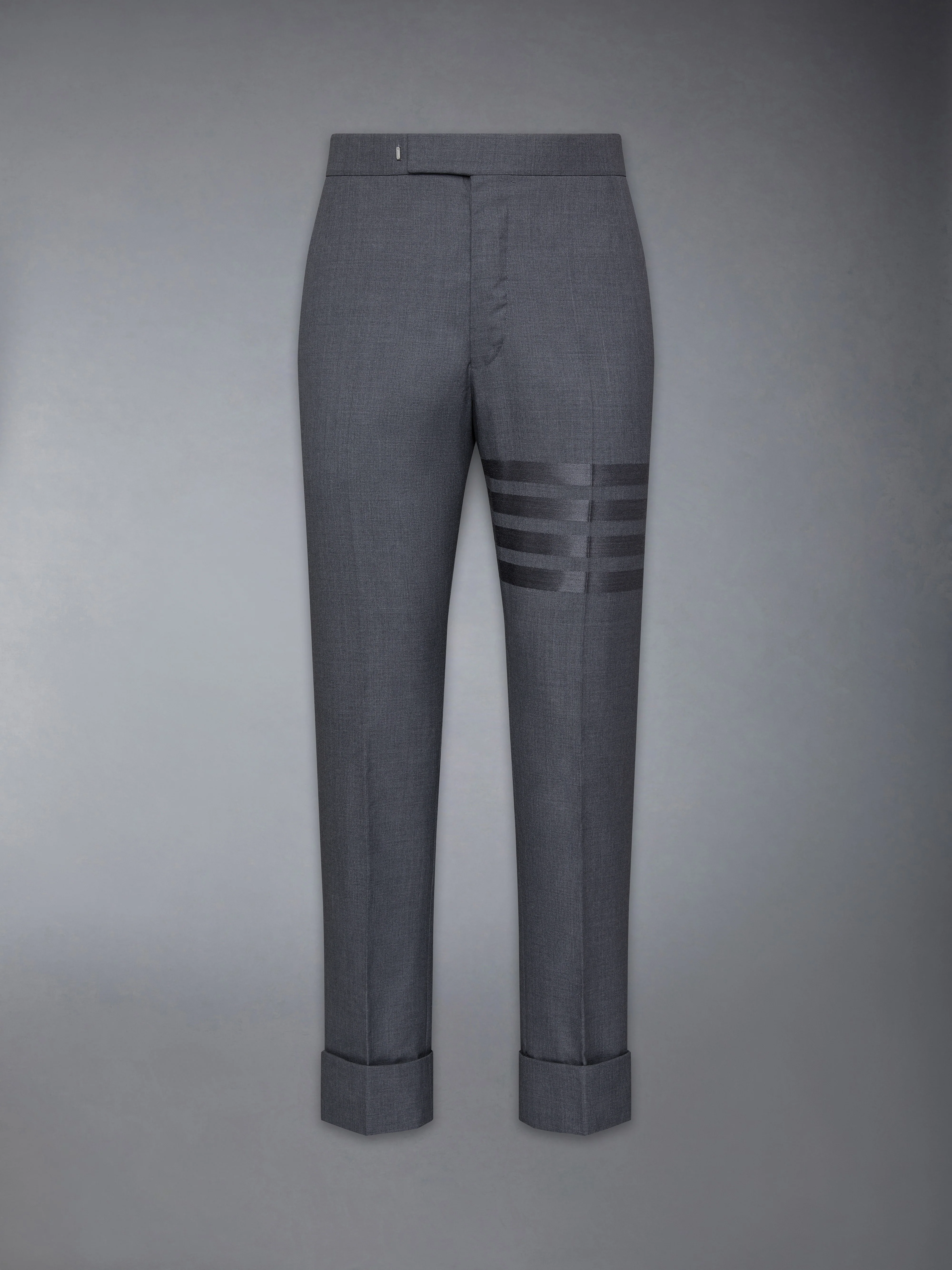 PLAIN WEAVE  4-BAR BACKSTRAP TROUSER - Image 5