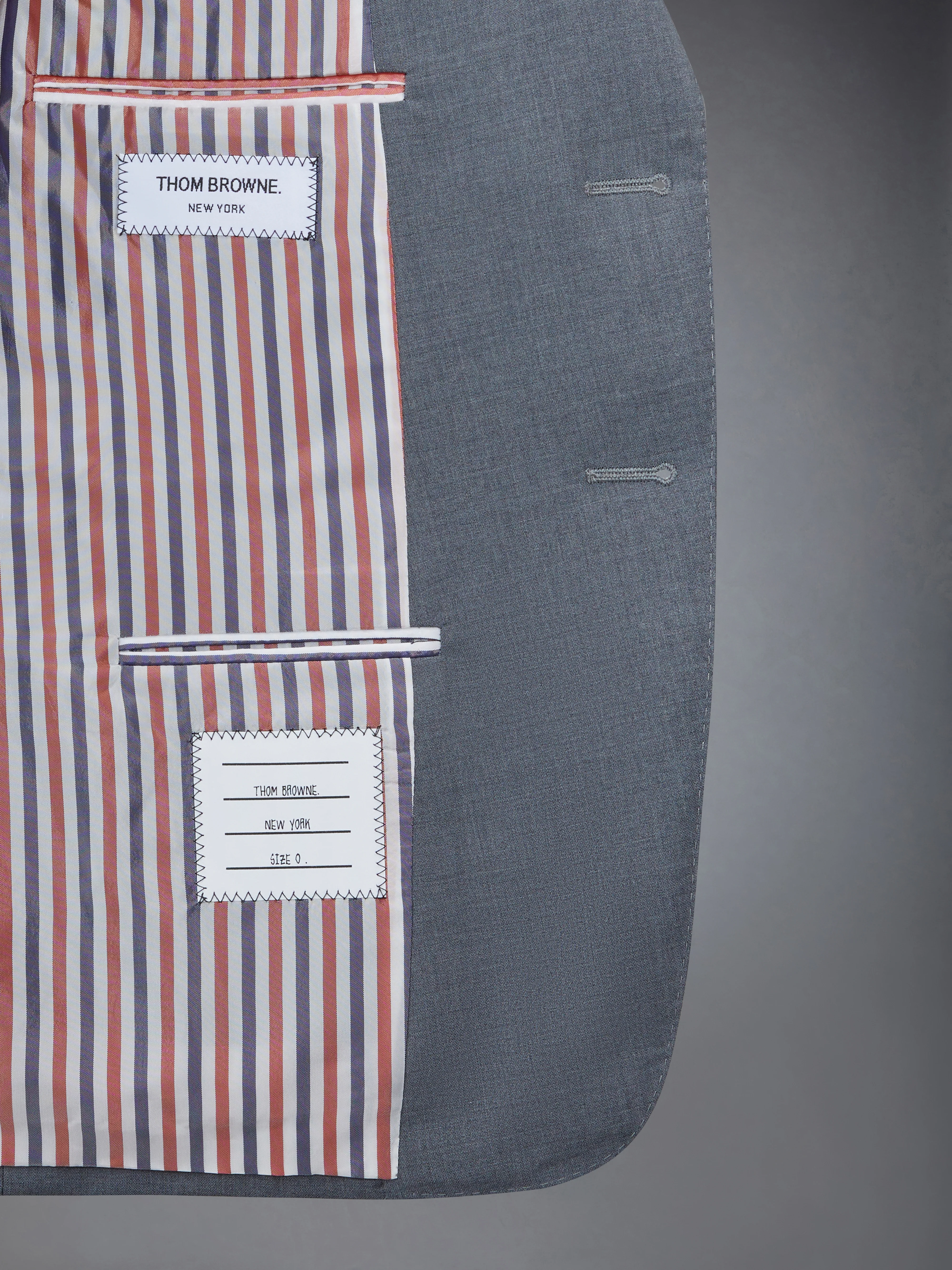 PLAIN WEAVE 4-BAR HIGH ARMHOLE SPORTCOAT - Image 5