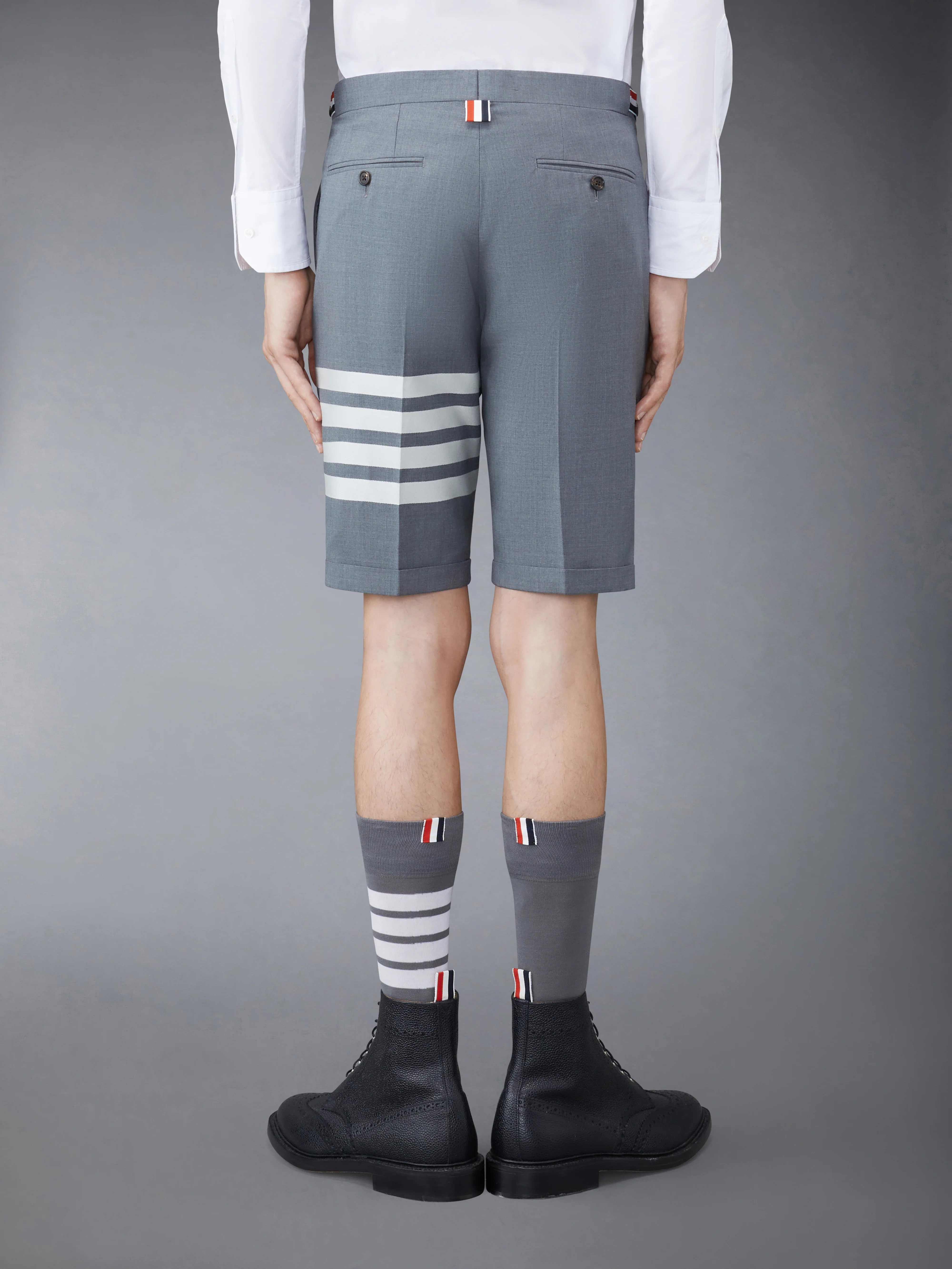 PLAIN WEAVE 4-BAR LOW RISE SHORTS - Image 3